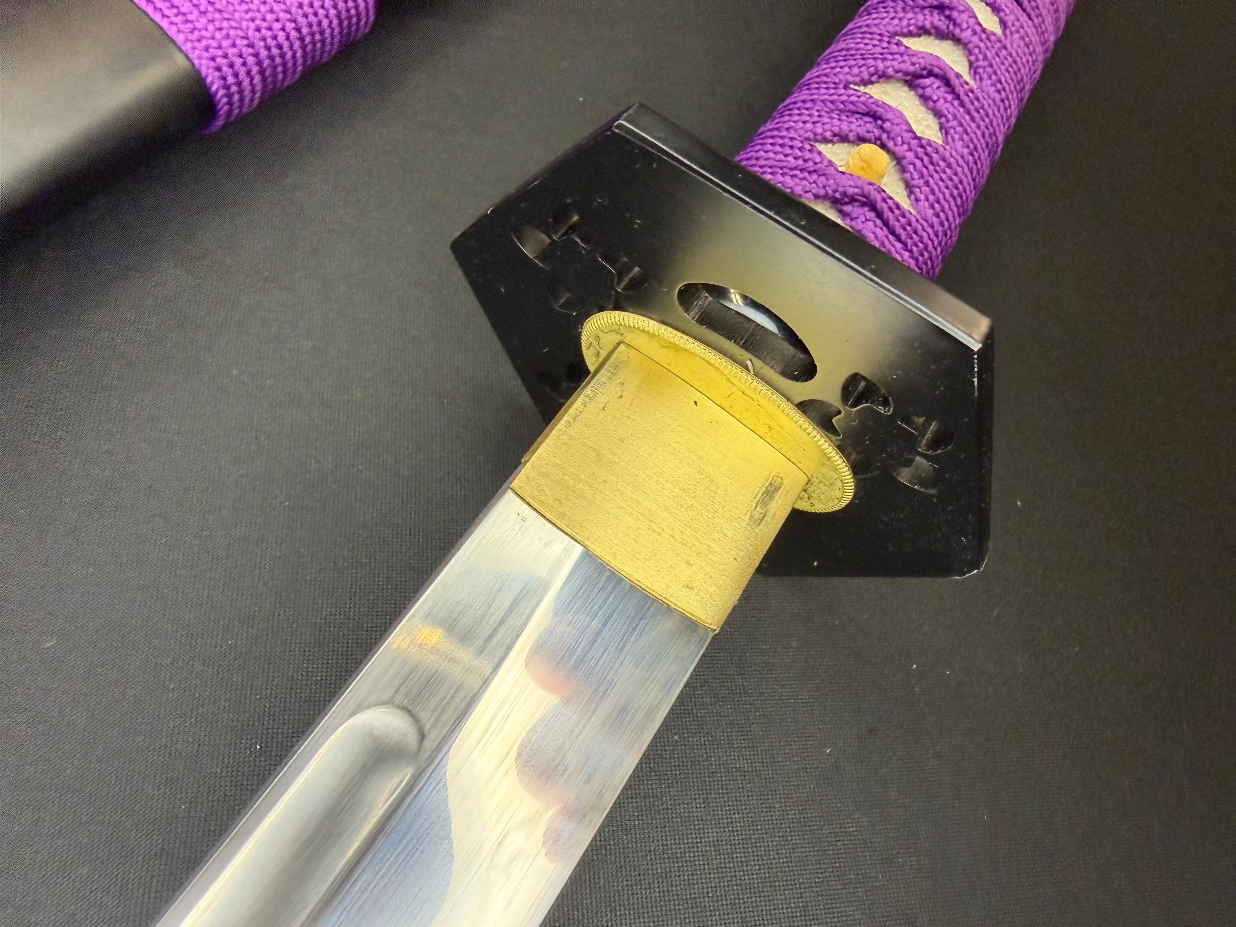 Legacy Blades Katana - Night Orchid Okatana 1095 Kiriha Kissaki