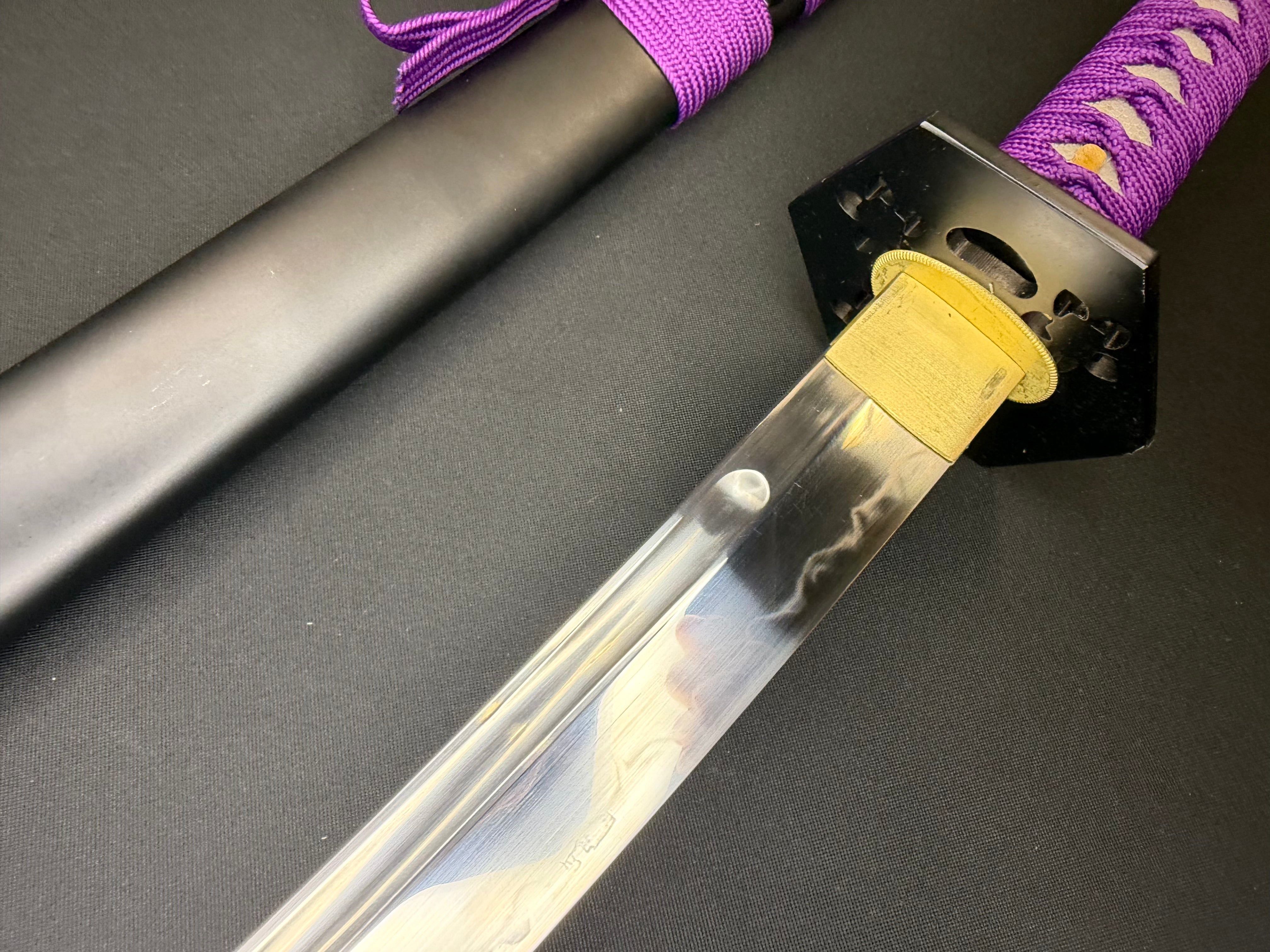 Legacy Blades Katana - Night Orchid Okatana 1095 Kiriha Kissaki