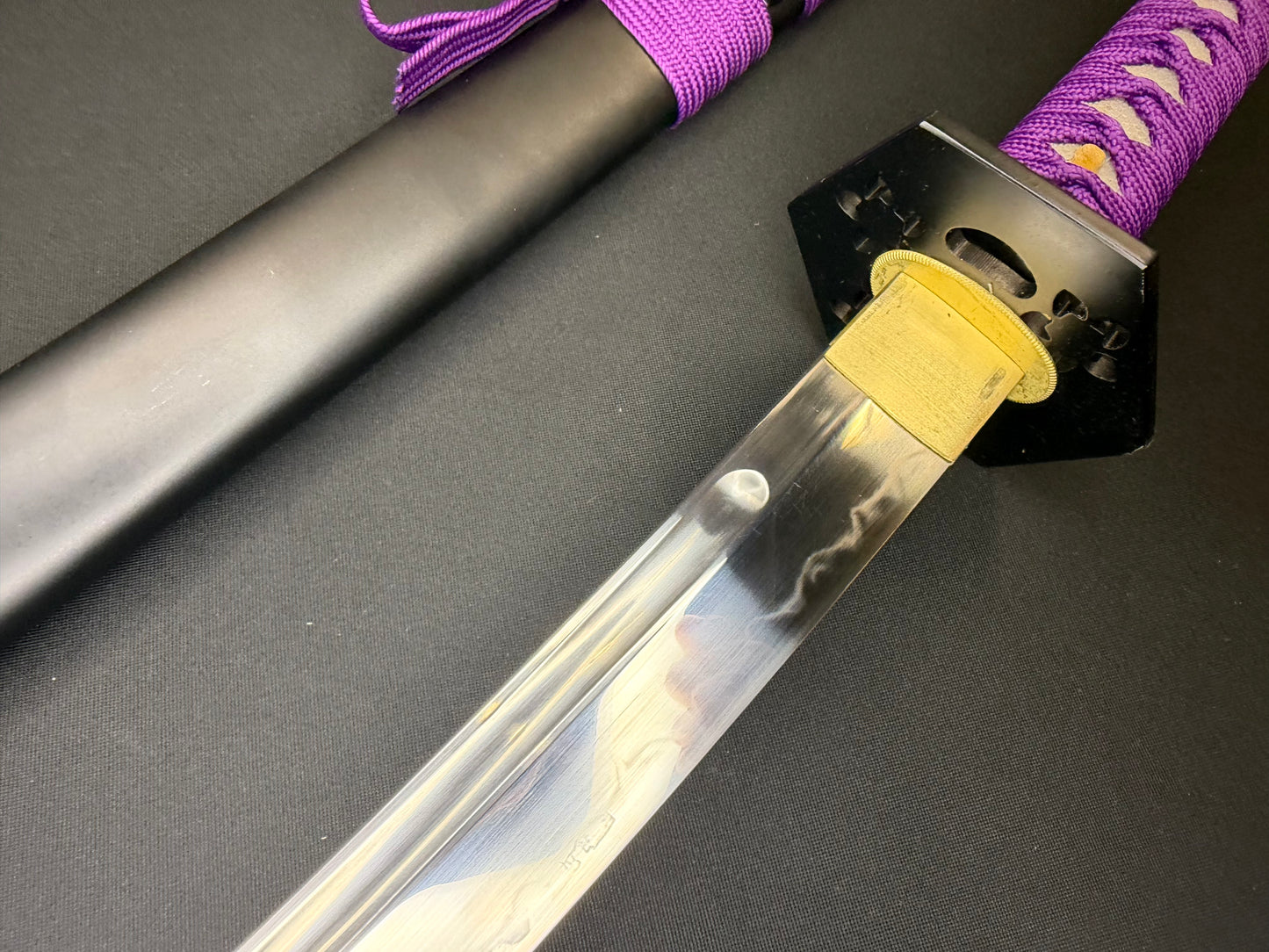 Legacy Blades Katana - Night Orchid Okatana 1095 Kiriha Kissaki