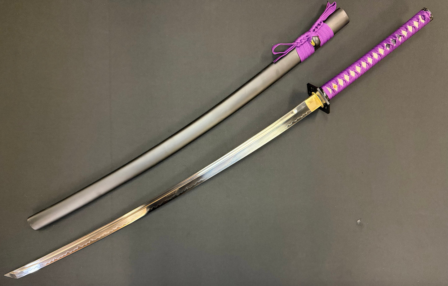 Legacy Blades Katana - Night Orchid Okatana 1095 Kiriha Kissaki