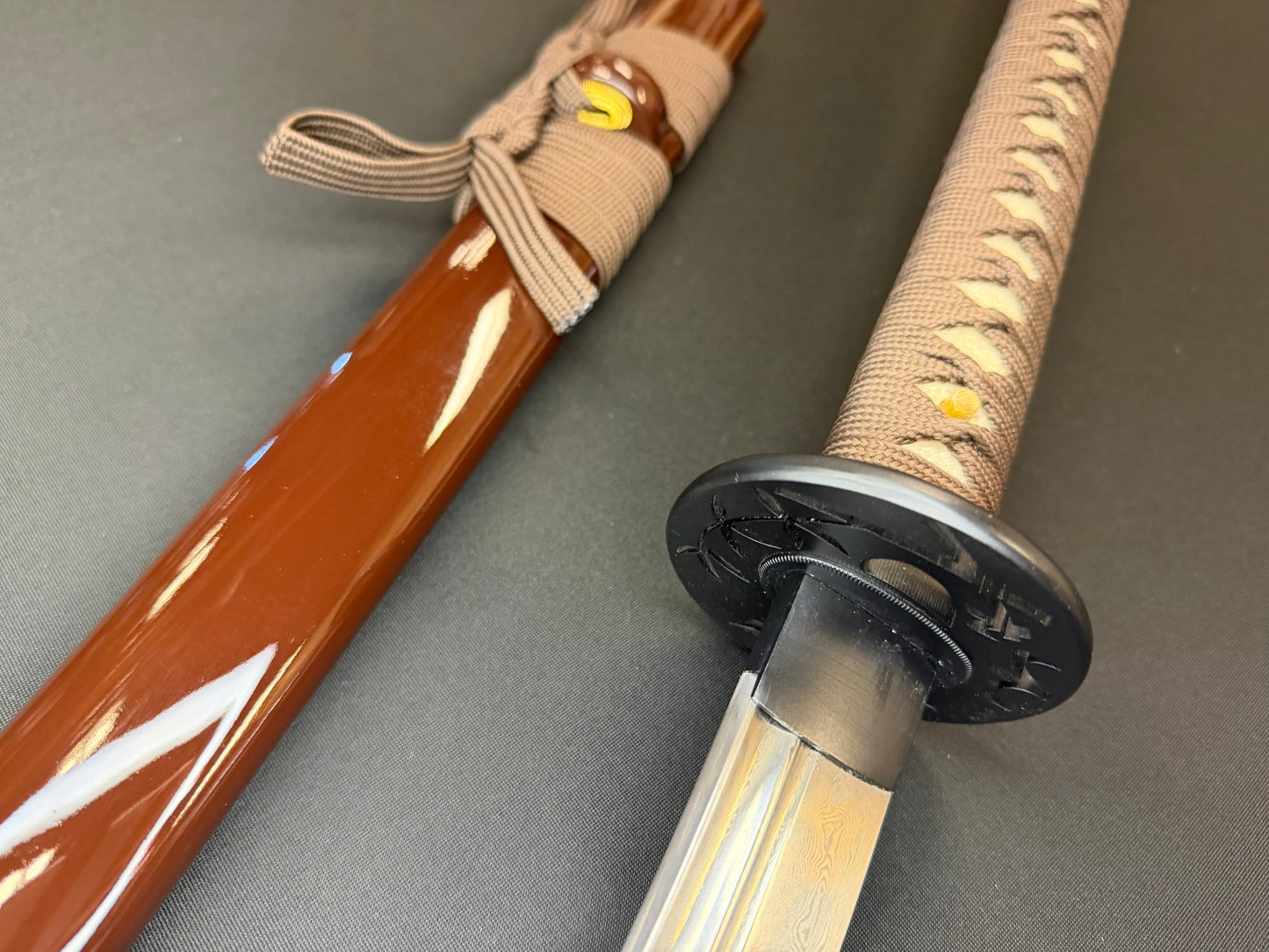 Legacy Blades Nodachi - Swallow's Reach Damascus Bo-hi