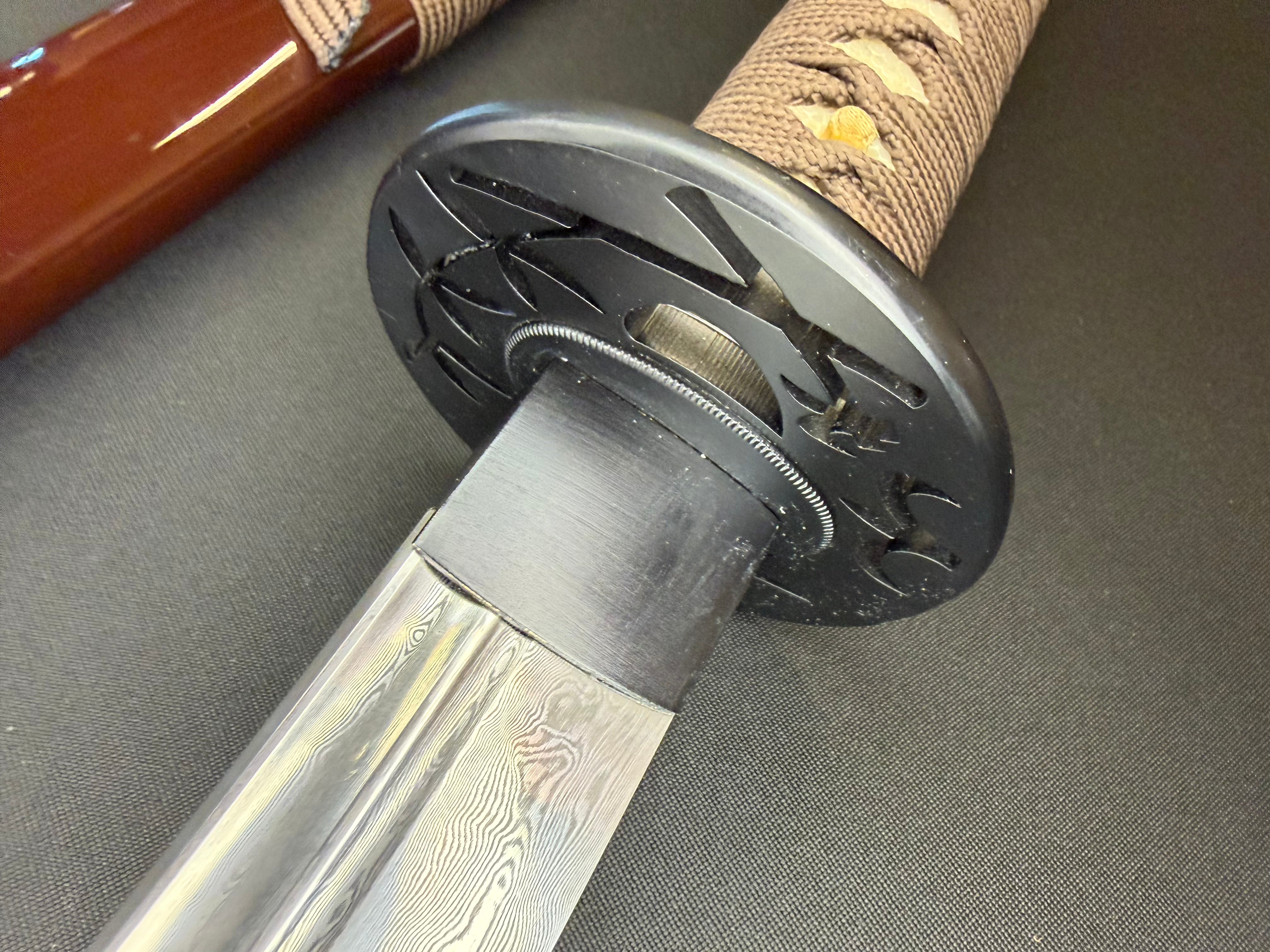 Legacy Blades Nodachi - Swallow's Reach Damascus Bo-hi