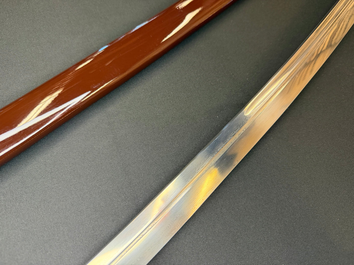 Legacy Blades Nodachi - Swallow's Reach Damascus Bo-hi