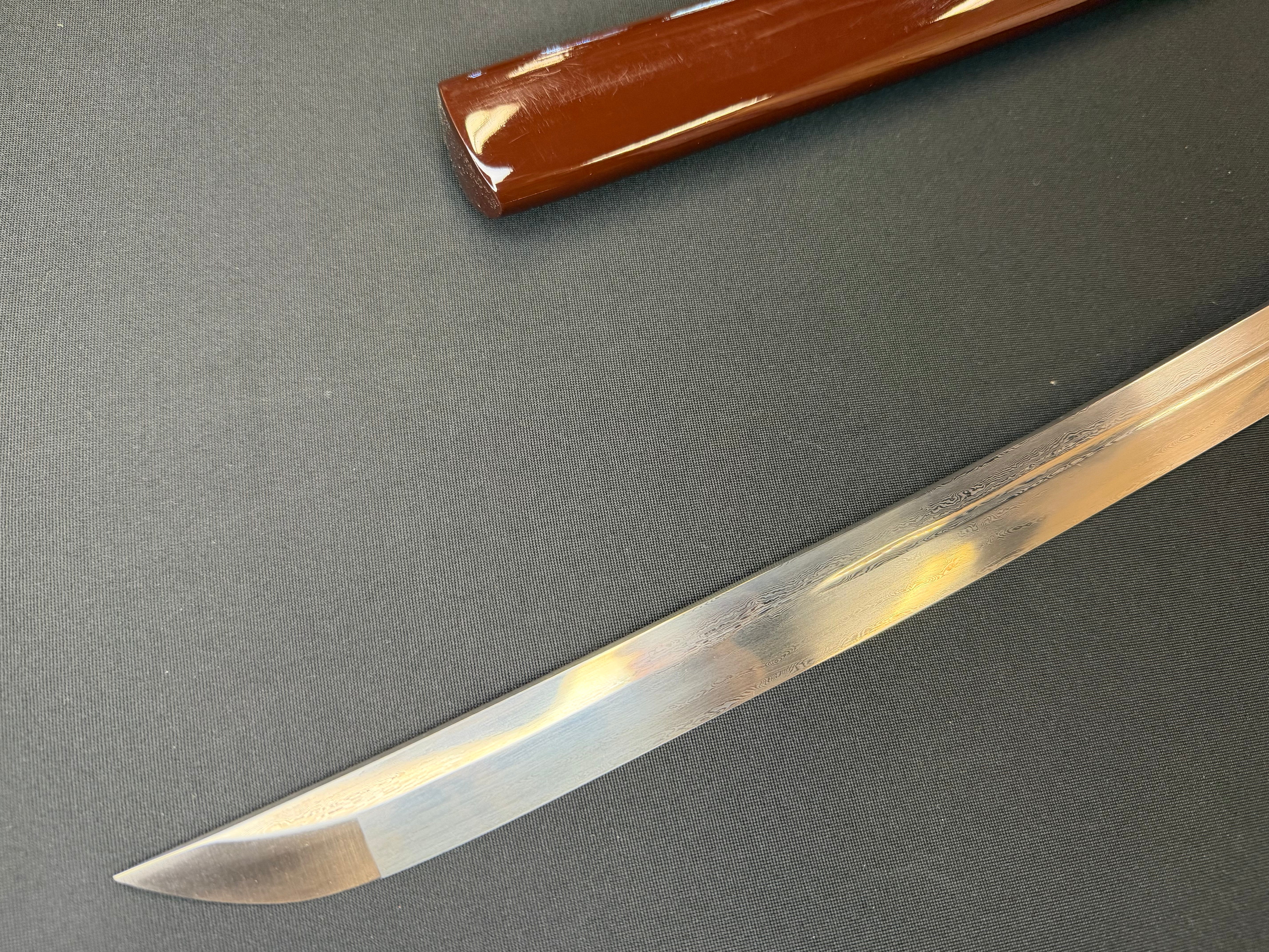 Legacy Blades Nodachi - Swallow's Reach Damascus Bo-hi