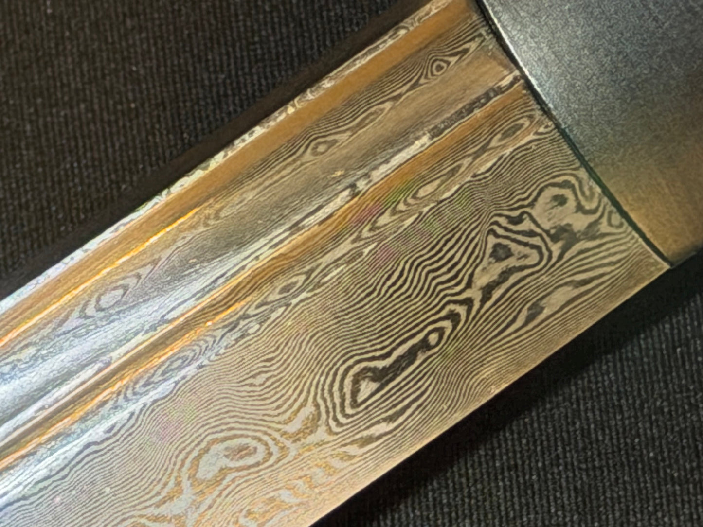 Legacy Blades Nodachi - Swallow's Reach Damascus Bo-hi