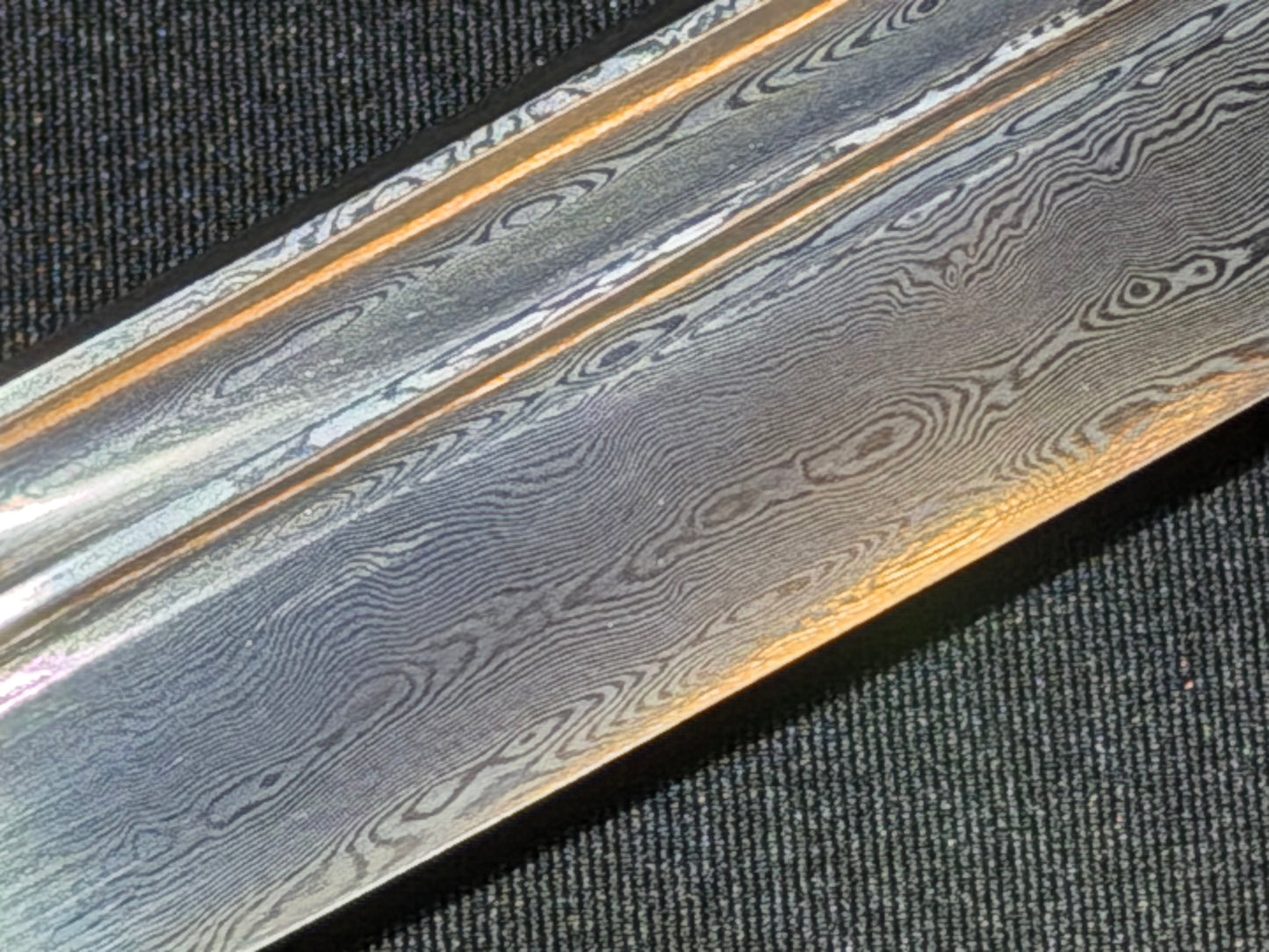 Legacy Blades Nodachi - Swallow's Reach Damascus Bo-hi