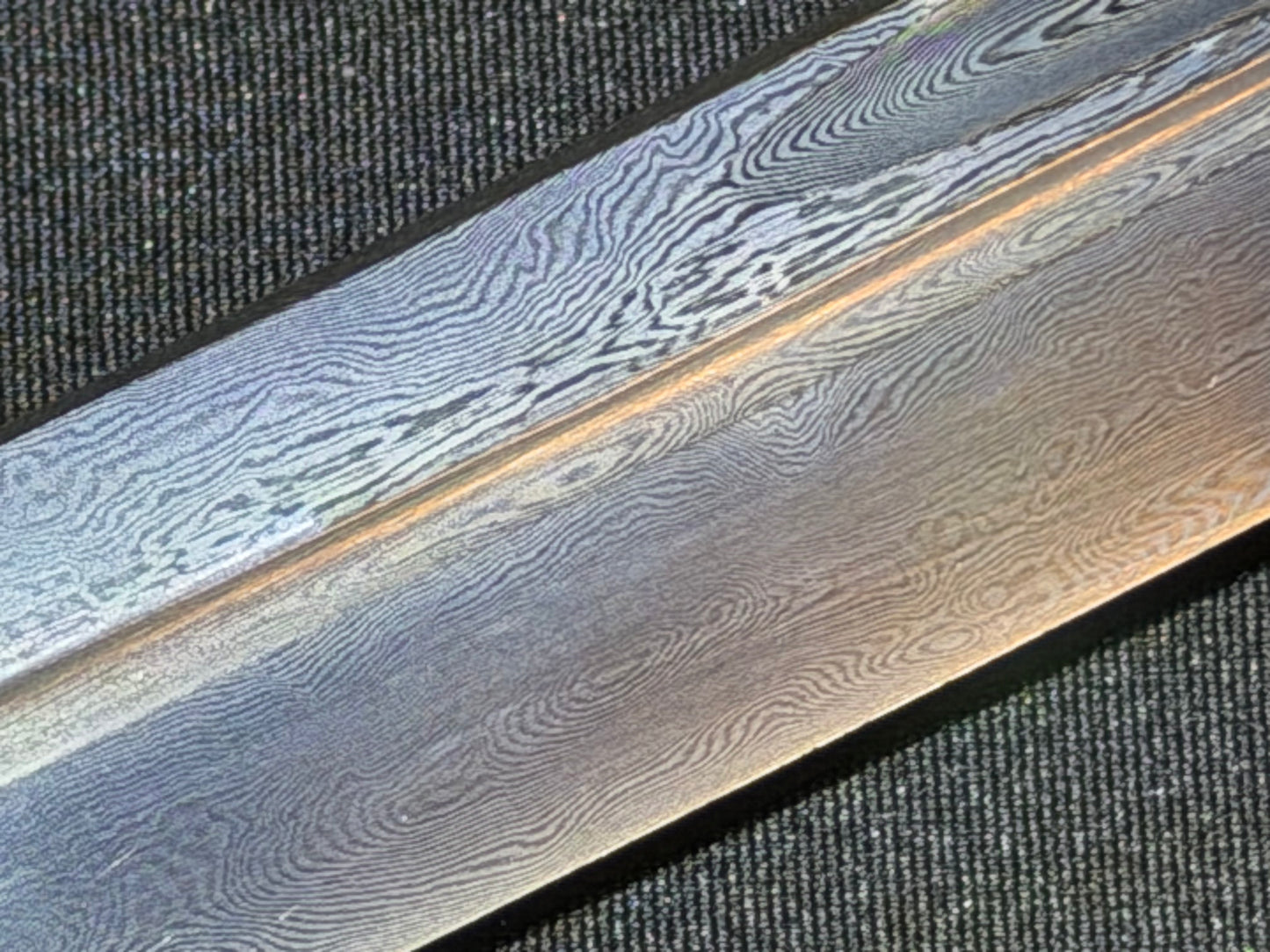 Legacy Blades Nodachi - Swallow's Reach Damascus Bo-hi