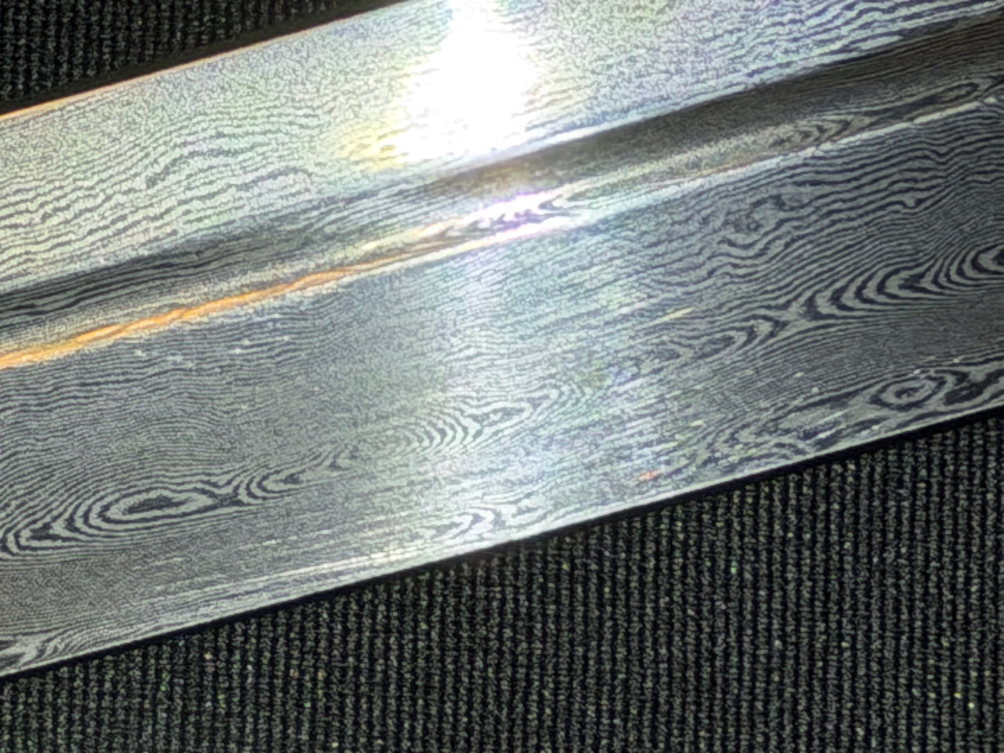 Legacy Blades Nodachi - Swallow's Reach Damascus Bo-hi
