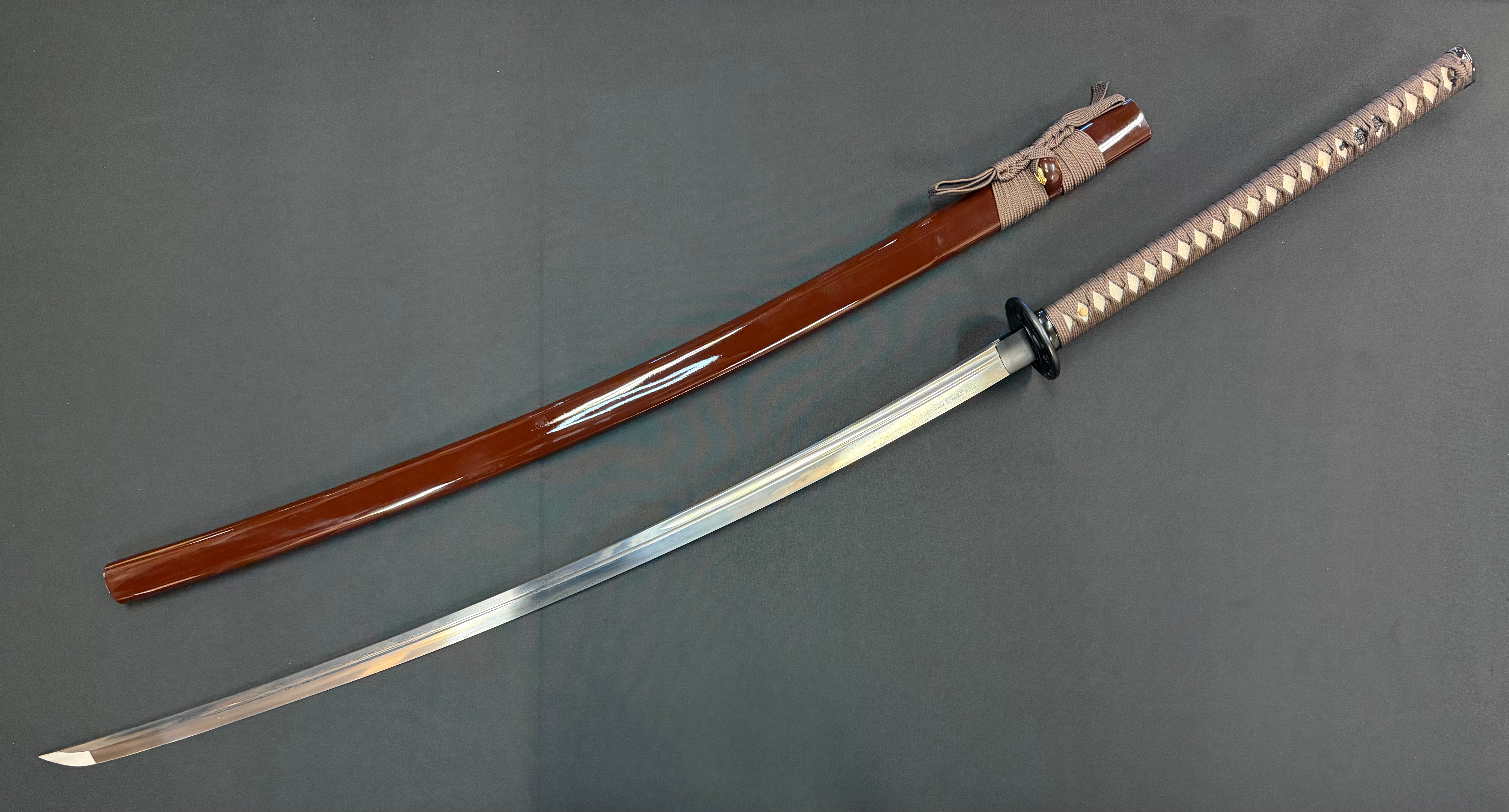 Legacy Blades Nodachi - Swallow's Reach Damascus Bo-hi