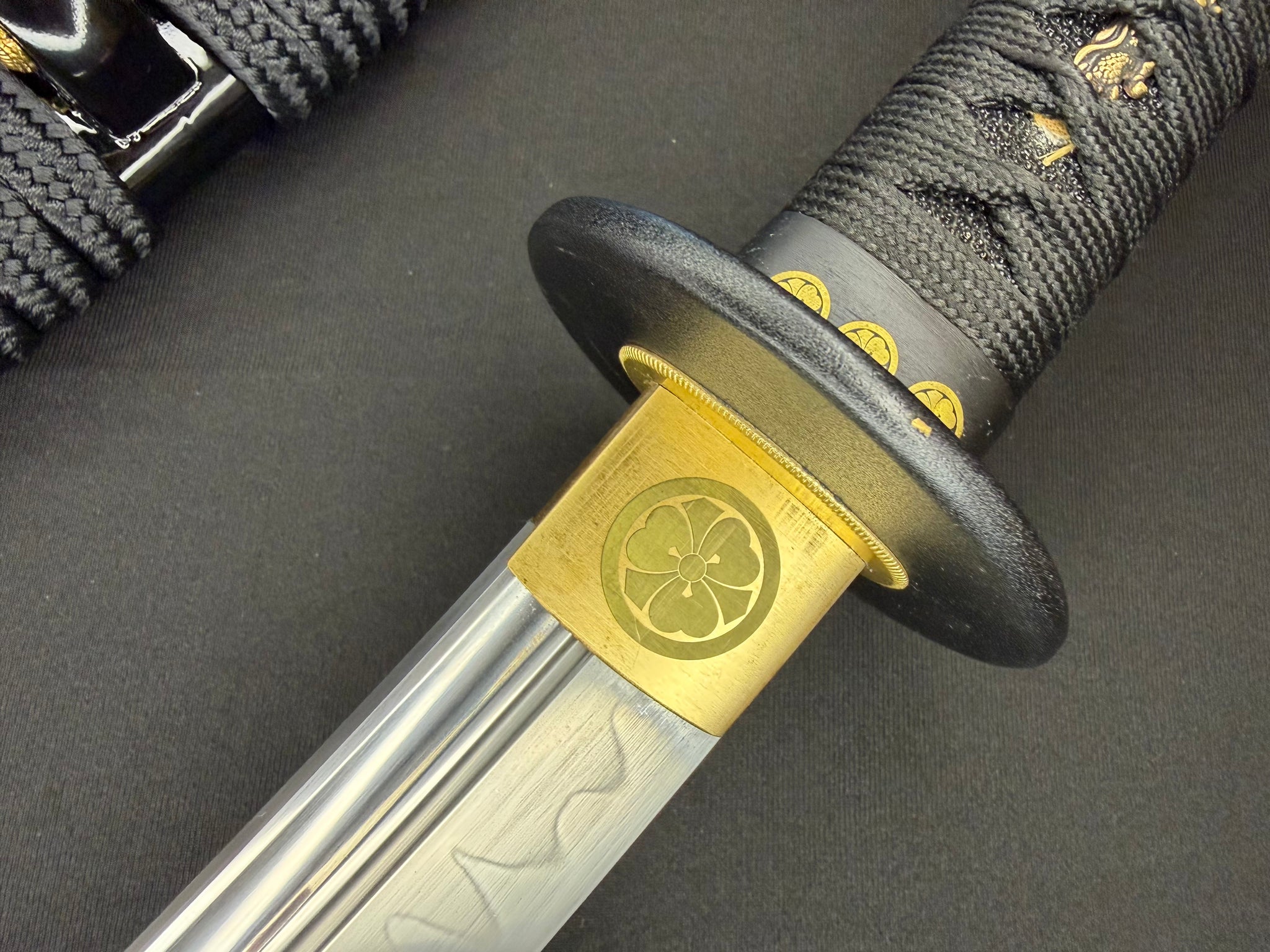 Phoenix Arms Wakizashi - Black Katabami Naginata Naoshi - T10 Clay Tempered