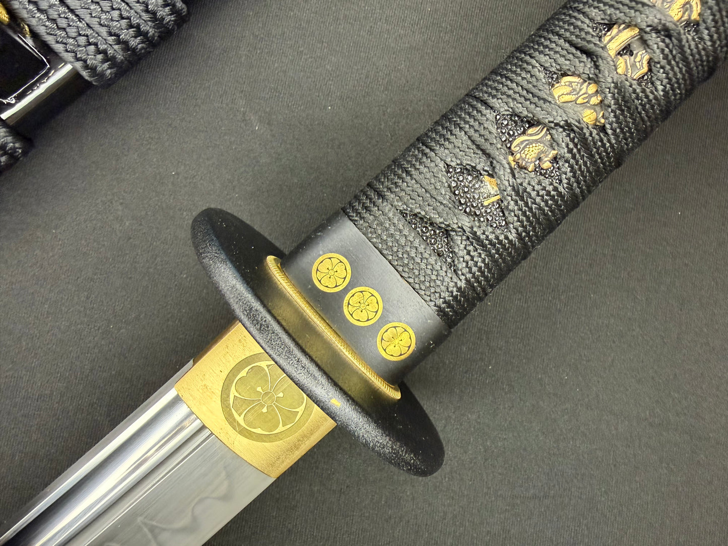 Phoenix Arms Wakizashi - Black Katabami Naginata Naoshi - T10 Clay Tempered
