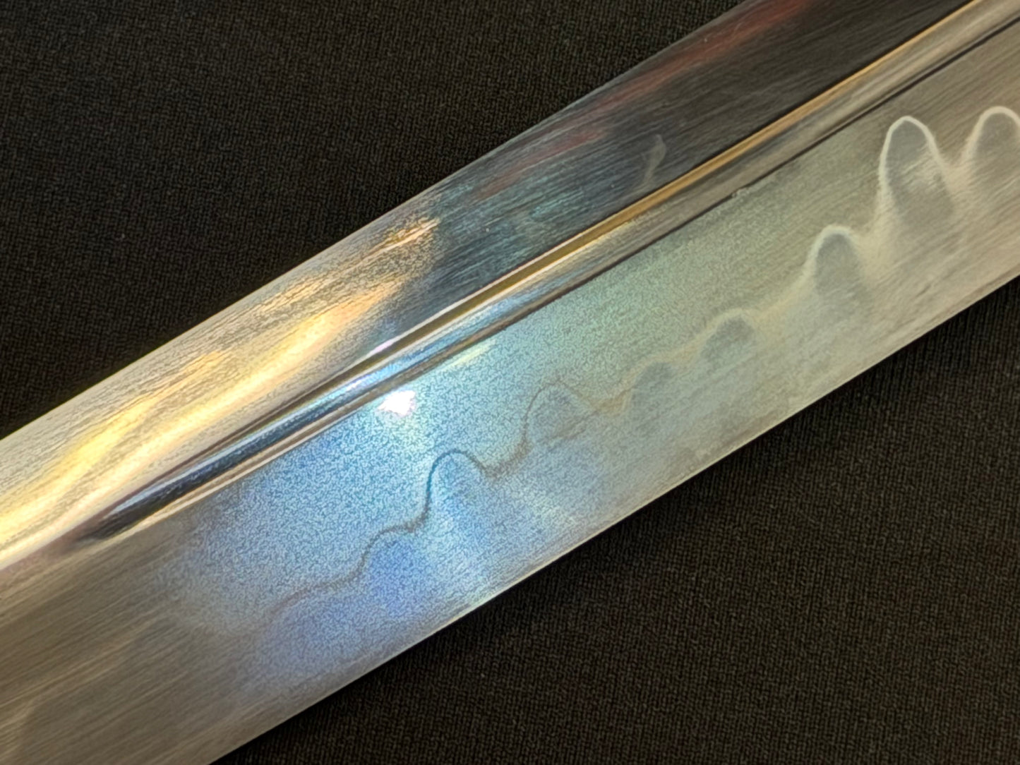 Phoenix Arms Wakizashi - Black Katabami Naginata Naoshi - T10 Clay Tempered