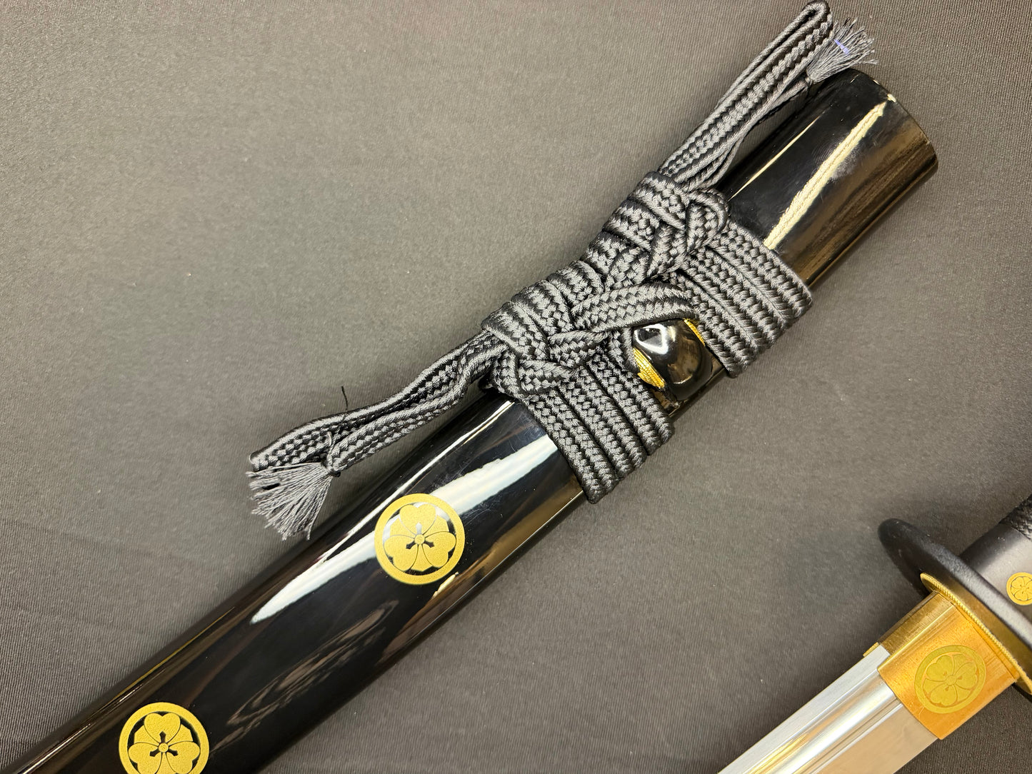 Phoenix Arms Wakizashi - Black Katabami Naginata Naoshi - T10 Clay Tempered