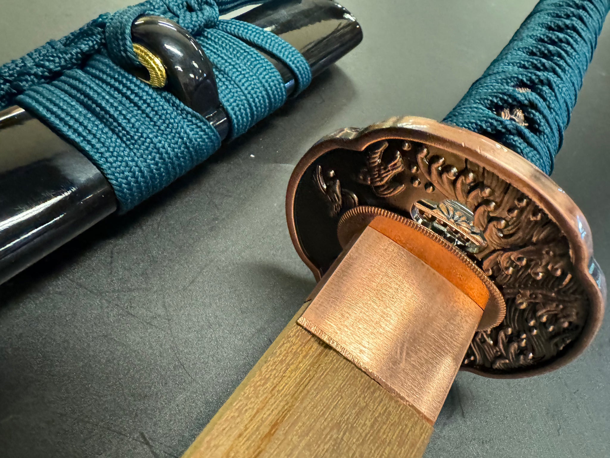 SAYA DING Phoenix Arms Summer Swallows Wooden Katana Takemitsu