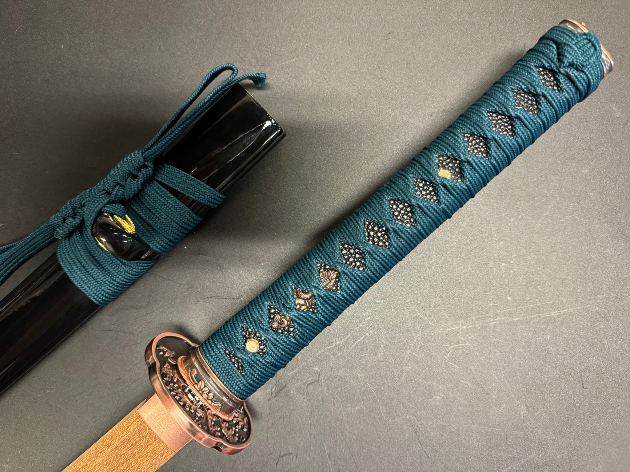 SAYA DING Phoenix Arms Summer Swallows Wooden Katana Takemitsu
