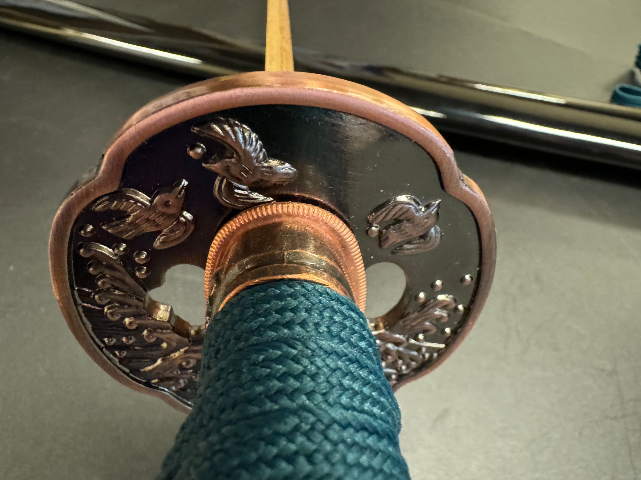 SAYA DING Phoenix Arms Summer Swallows Wooden Katana Takemitsu