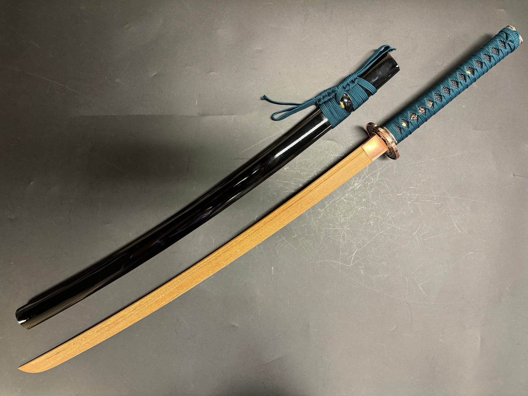 SAYA DING Phoenix Arms Summer Swallows Wooden Katana Takemitsu