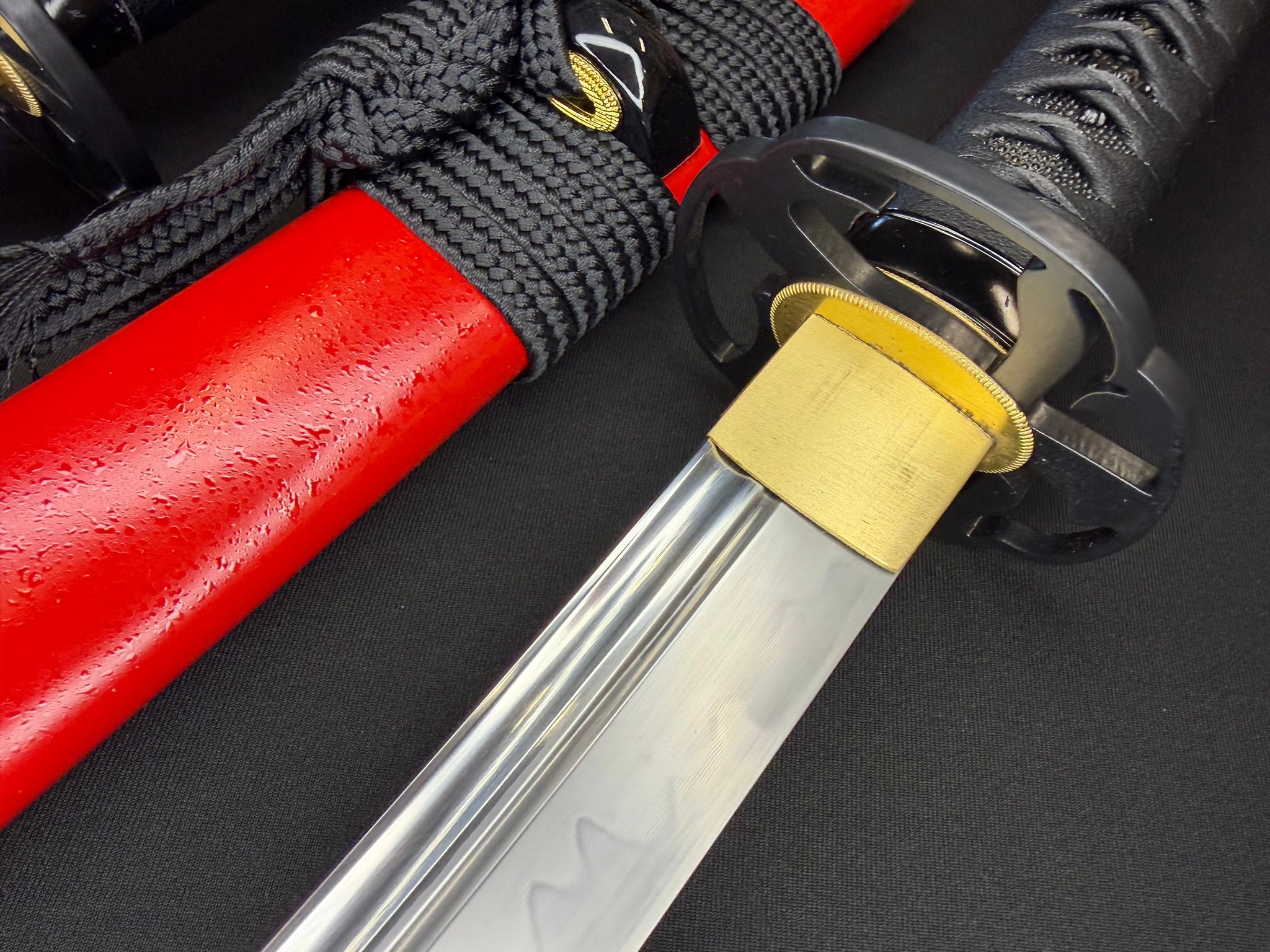 Phoenix Armory Naginata Naoshi 3 Sword Set - Martial Trinity T10 Katana, Wakizashi, Tanto