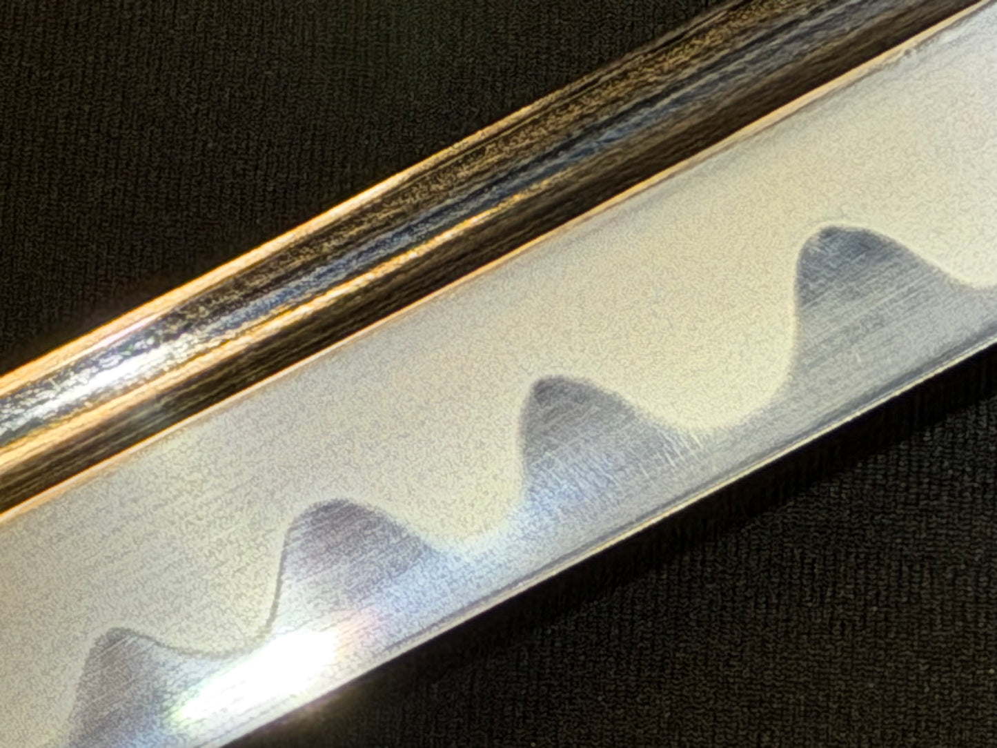 Thaitsuki Shoshin Hana Katana, 1095 Clay tempered