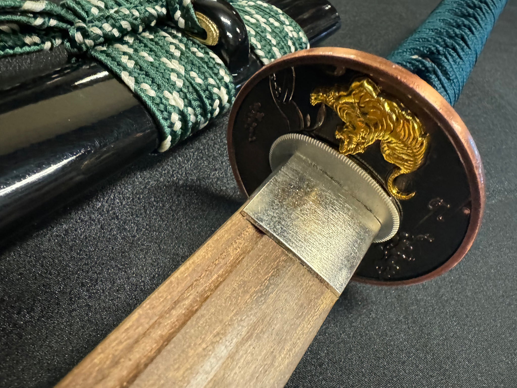 Phoenix Arms Jade Tiger Sakurado Wooden Katana Takemitsu