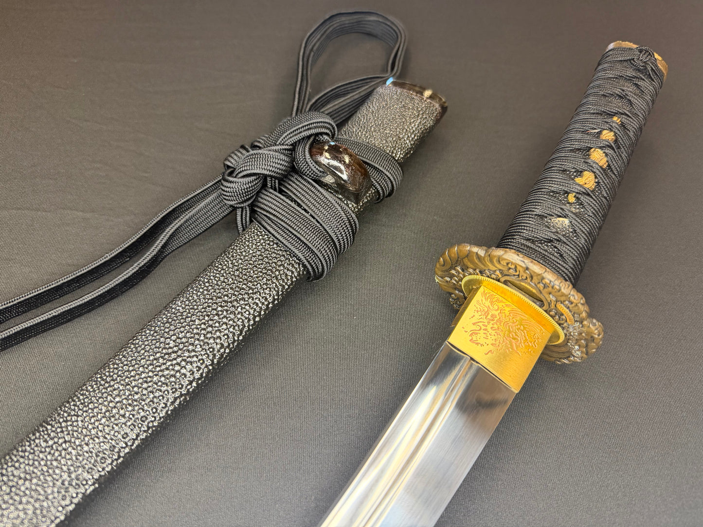 Phoenix Armory Tanto - Dark Tide Kanmuri Otoshi Zukuri T10
