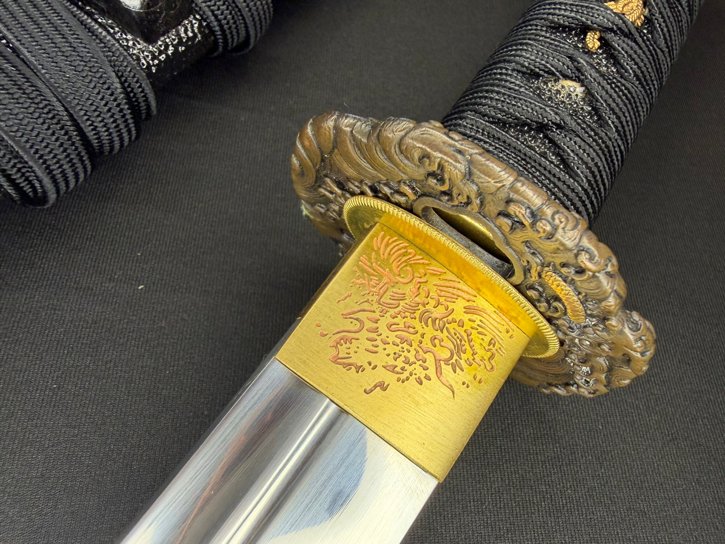 Phoenix Armory Tanto - Dark Tide Kanmuri Otoshi Zukuri T10
