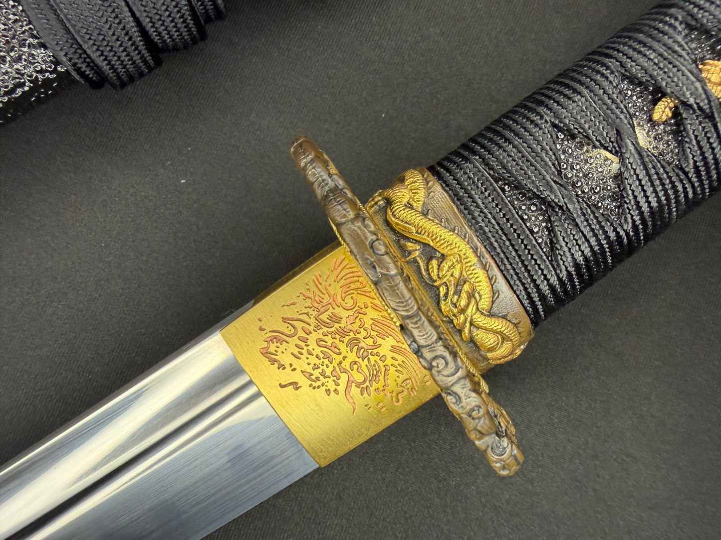 Phoenix Armory Tanto - Dark Tide Kanmuri Otoshi Zukuri T10