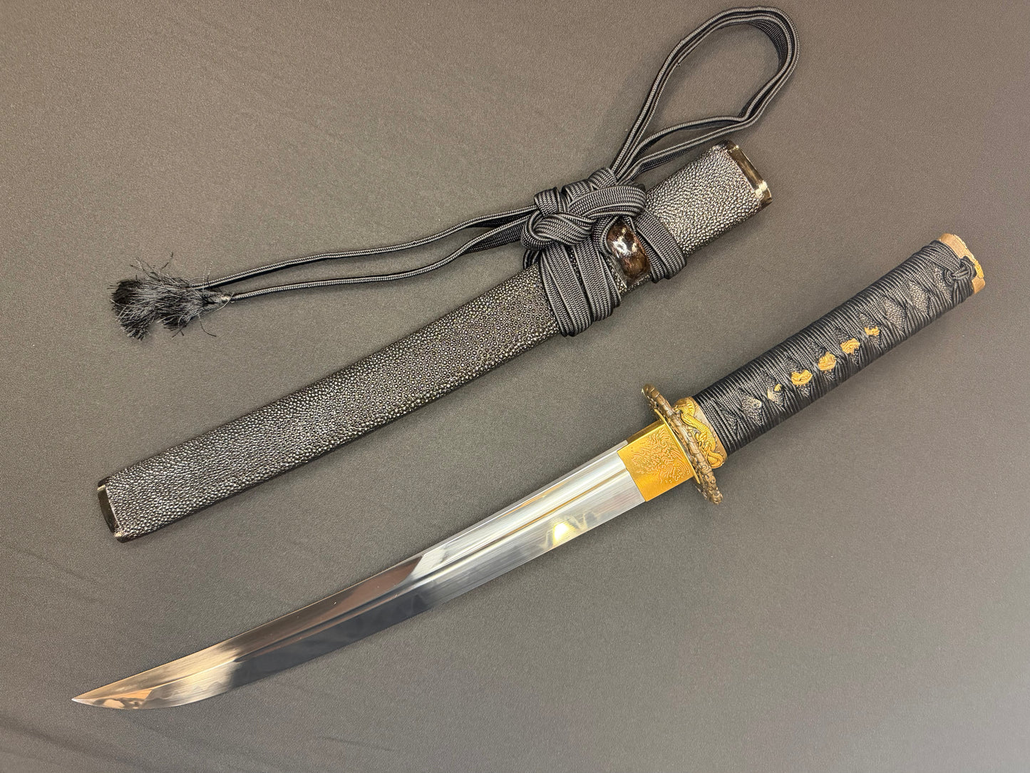 Phoenix Armory Tanto - Dark Tide Kanmuri Otoshi Zukuri T10