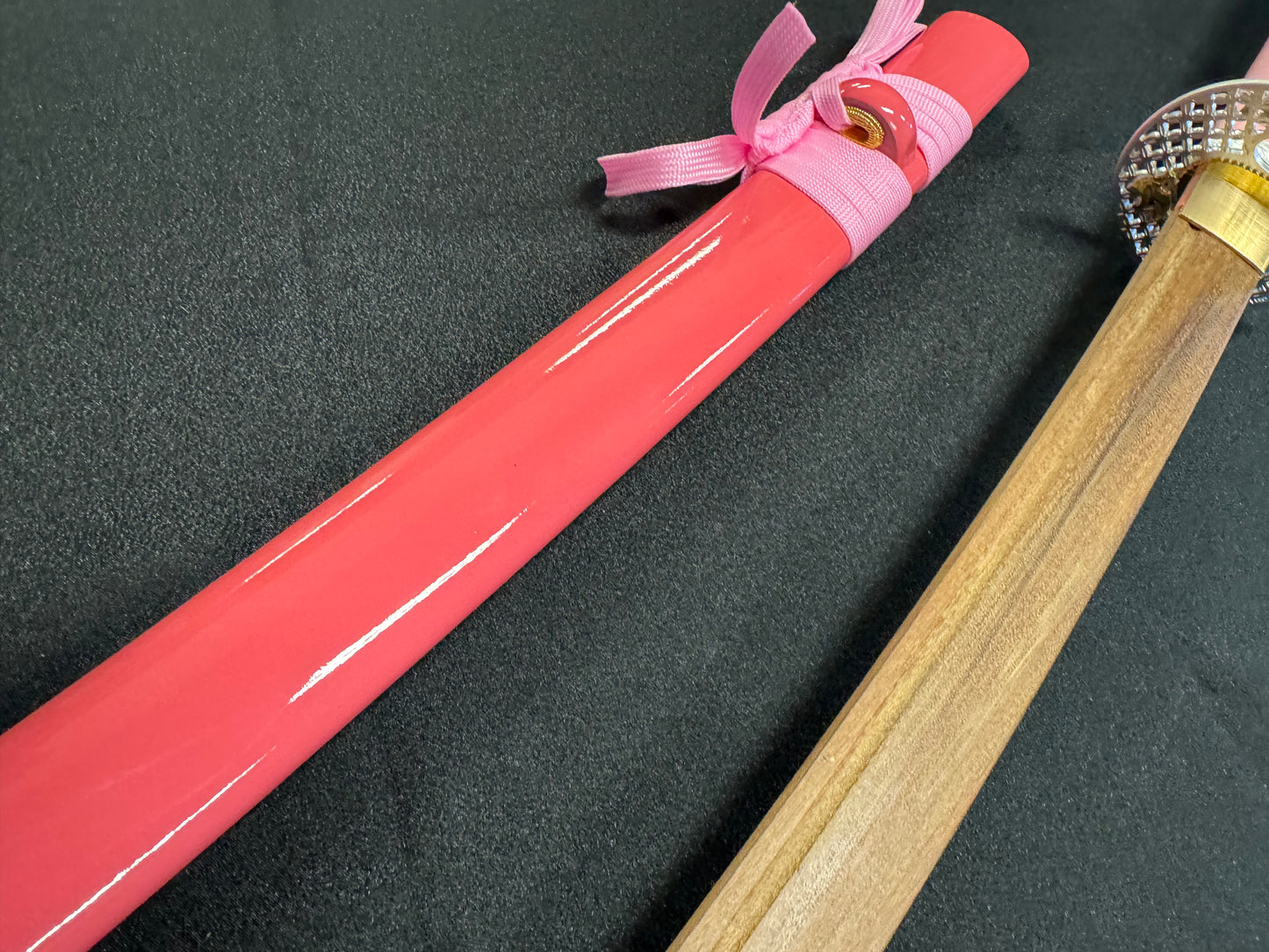 Phoenix Arms Pink Hunter Wooden Katana Takemitsu