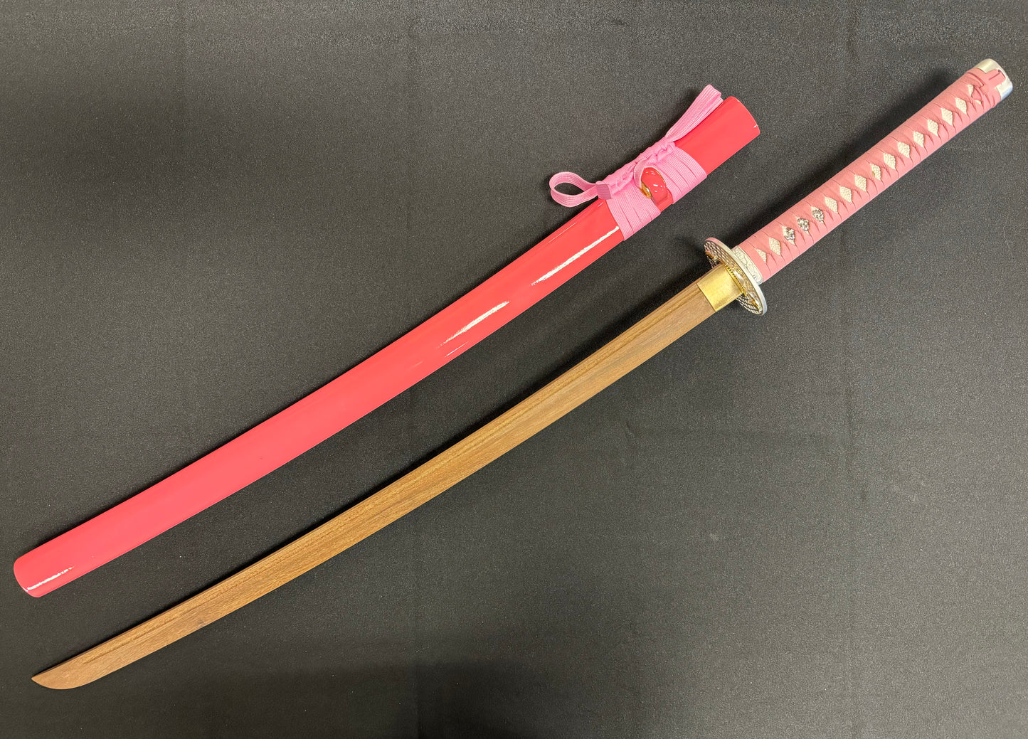 Phoenix Arms Pink Hunter Wooden Katana Takemitsu