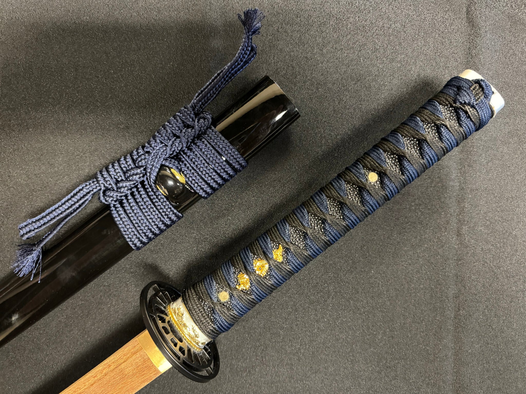 Phoenix Arms Blue Ring Wooden Katana Takemitsu