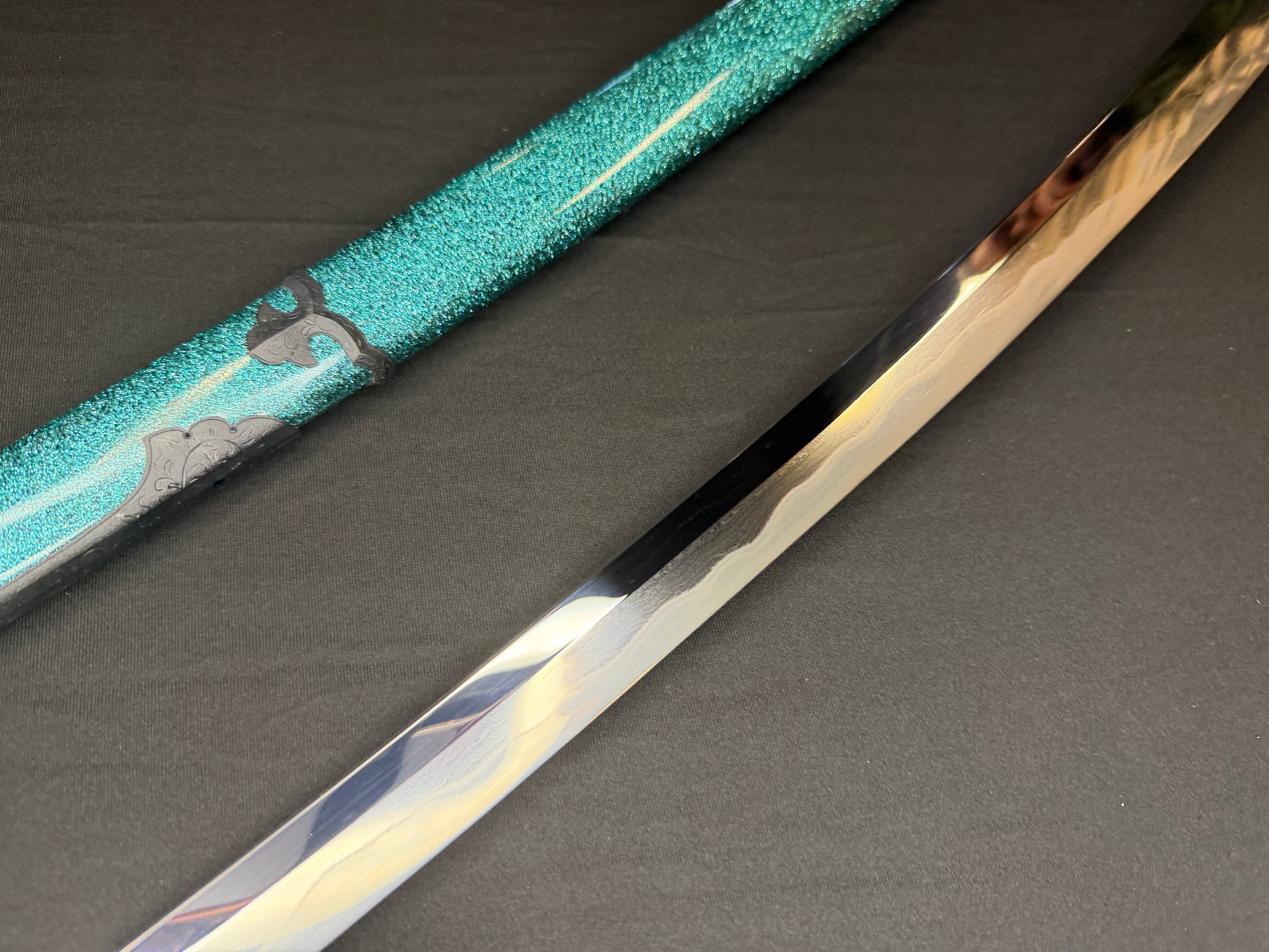 Masterwork Phoenix Armory Katana - Celestial Vanguard Handachi Folded Steel