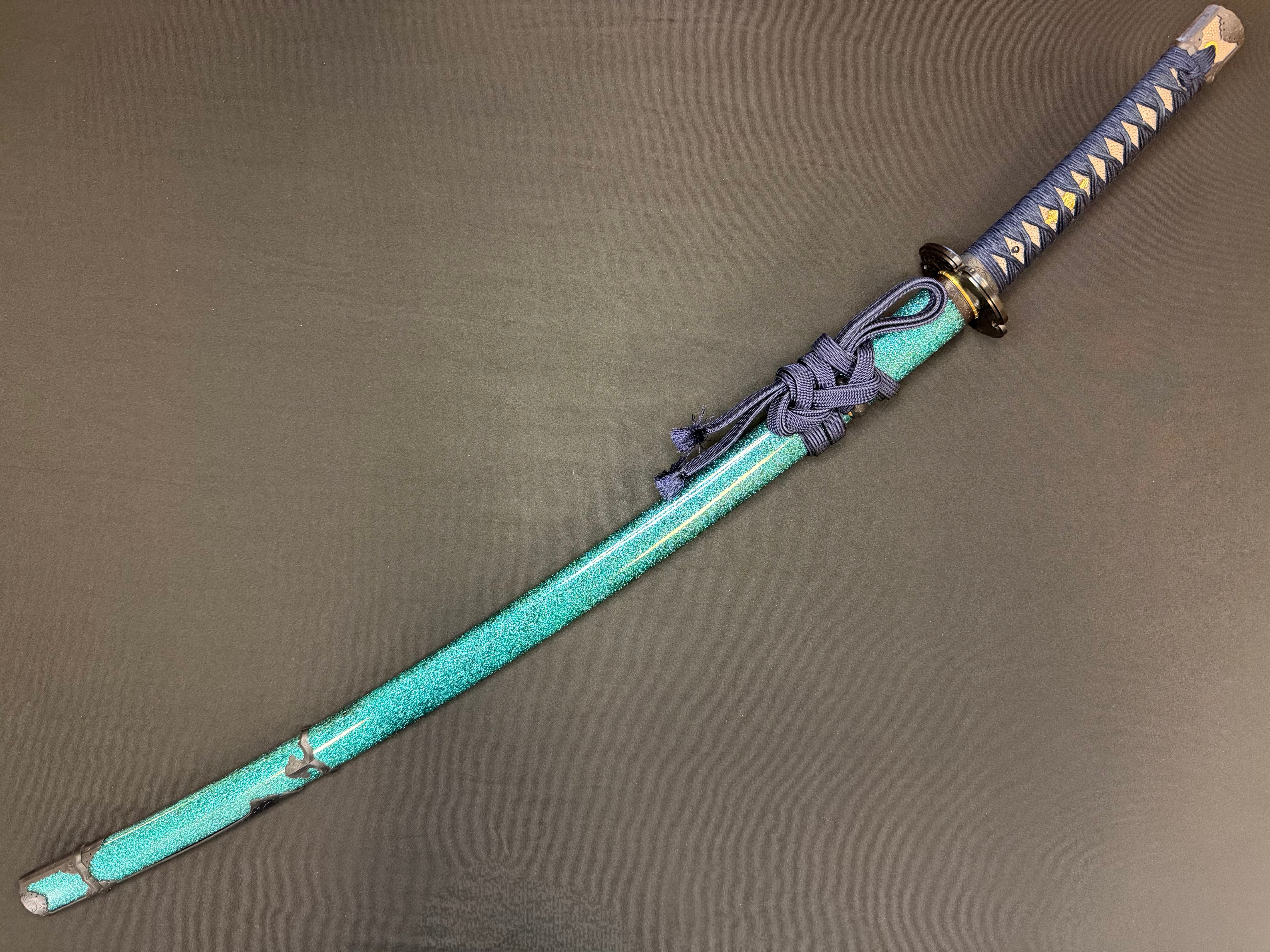 Masterwork Phoenix Armory Katana - Celestial Vanguard Handachi Folded Steel