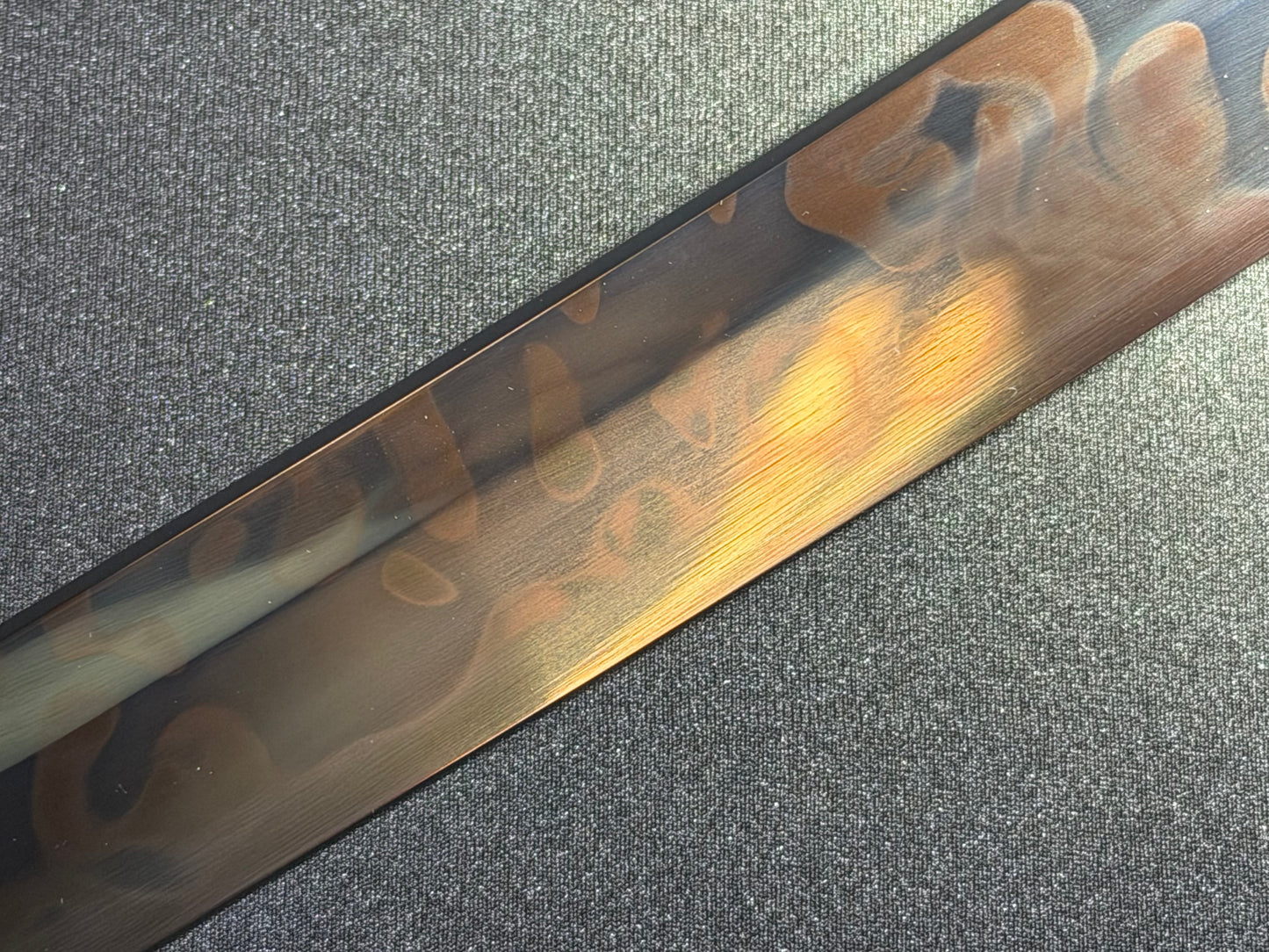 Phoenix Armory Katana -  Black Dragonblade T10 Hitatsura Hamon
