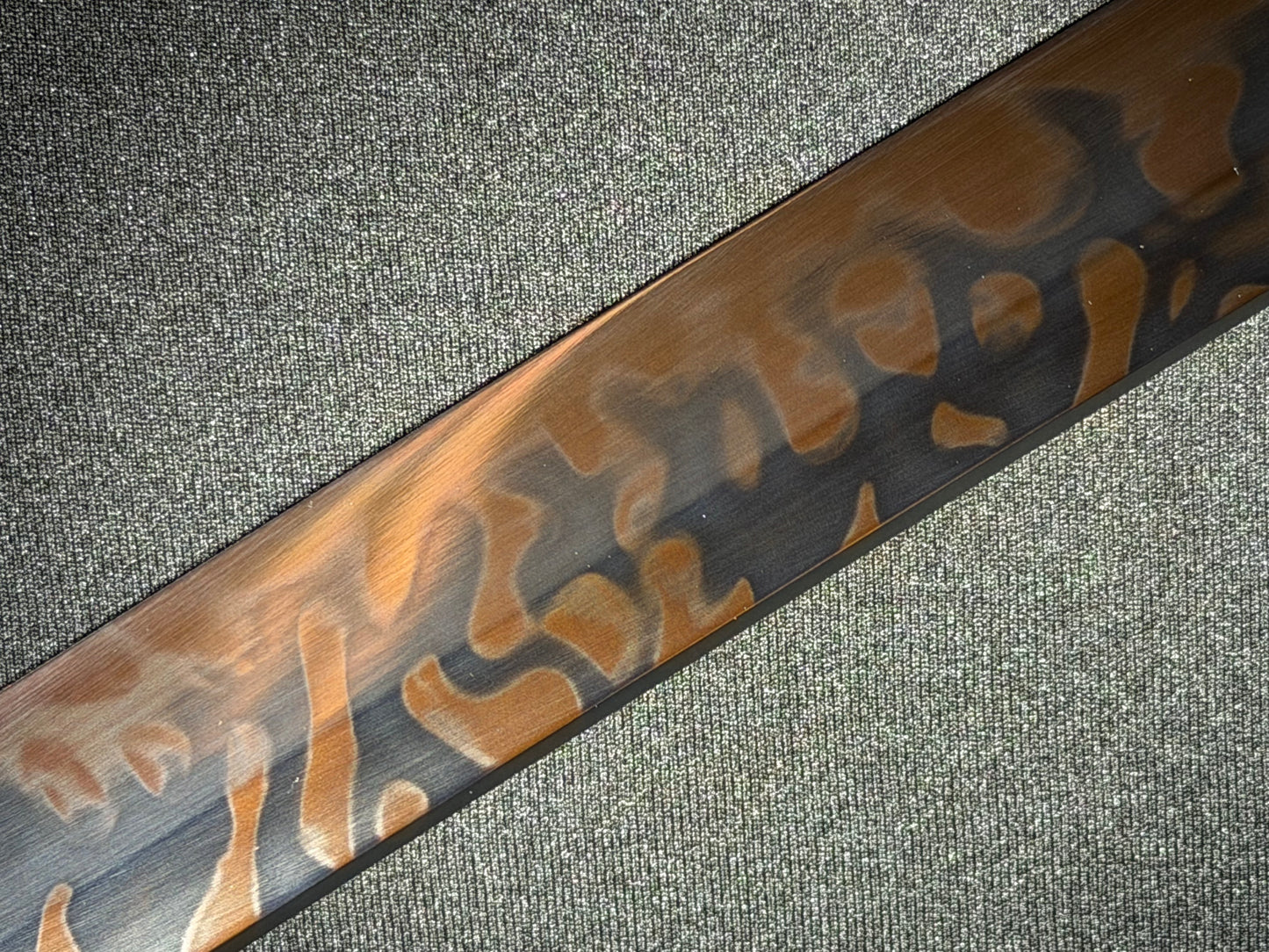 Phoenix Armory Katana -  Black Dragonblade T10 Hitatsura Hamon