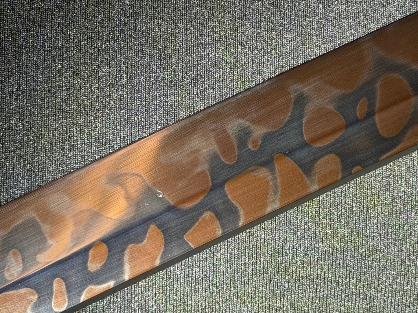 Phoenix Armory Katana -  Black Dragonblade T10 Hitatsura Hamon