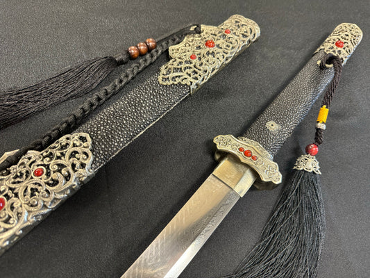 Cloudhammer Functional Damascus Tang Dao