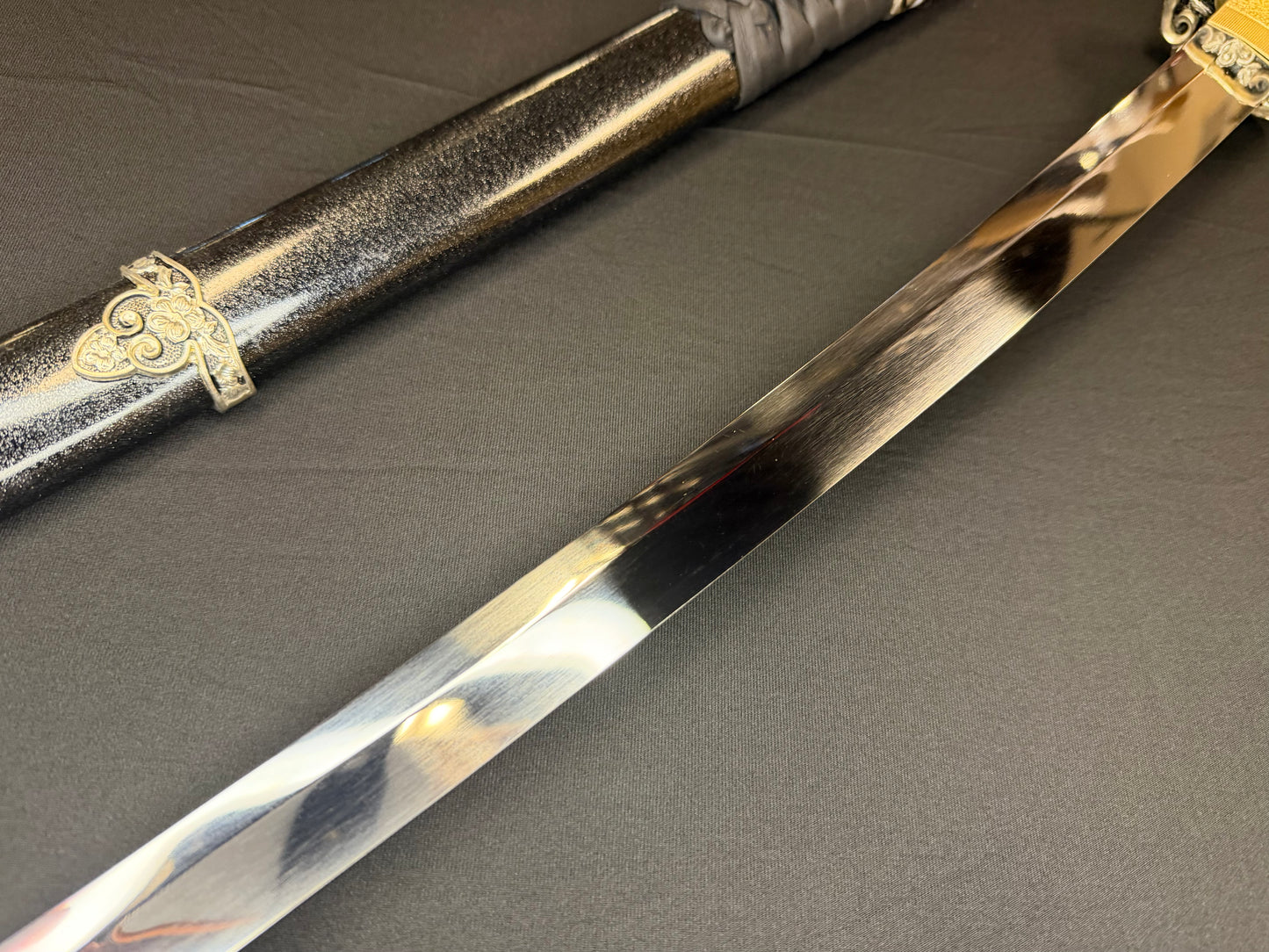 Cloudhammer Kodachi - Onyx Cherry S5e in Tachi Koshirae