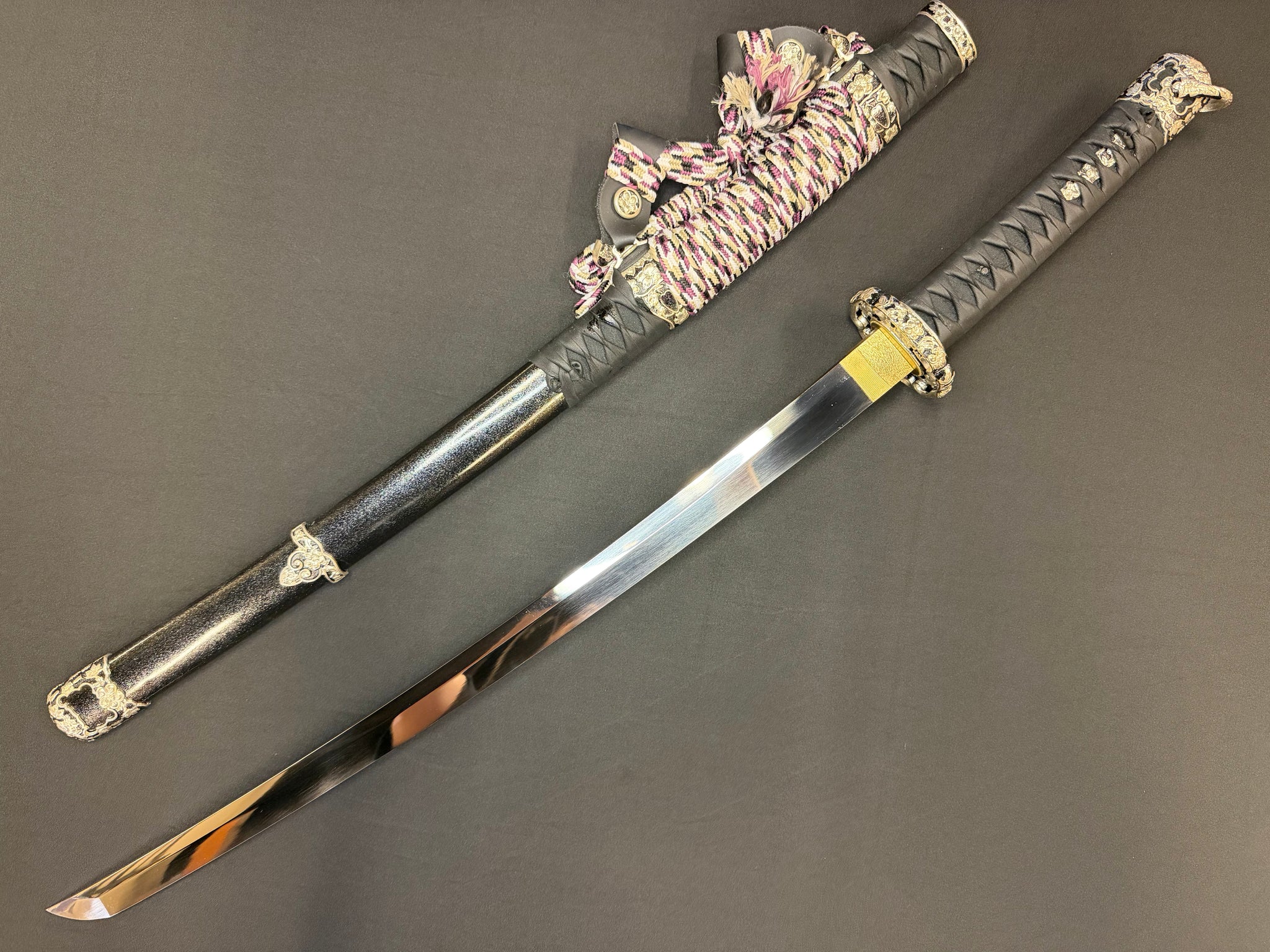 Cloudhammer Kodachi - Onyx Cherry S5e in Tachi Koshirae