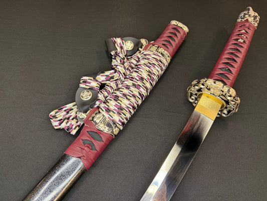 Cloudhammer Kodachi - Crimson Cherry S5e in Tachi Koshirae