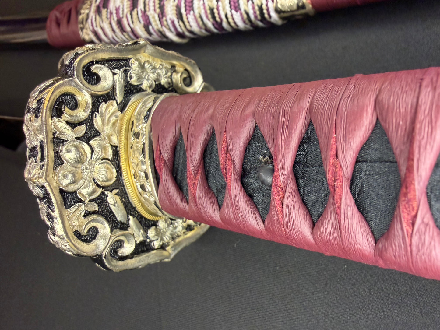 Cloudhammer Kodachi - Crimson Cherry S5e in Tachi Koshirae