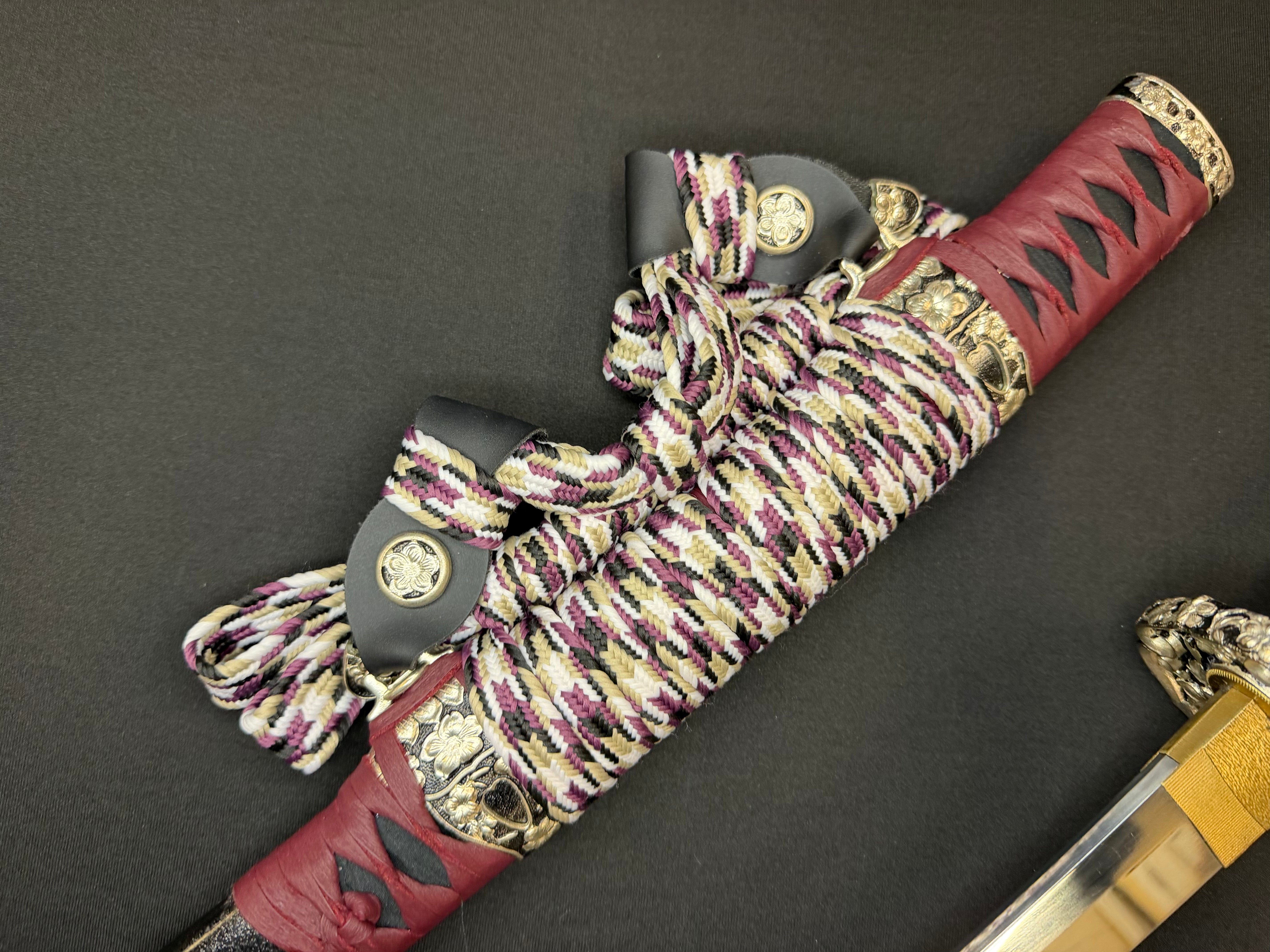 Cloudhammer Kodachi - Crimson Cherry S5e in Tachi Koshirae