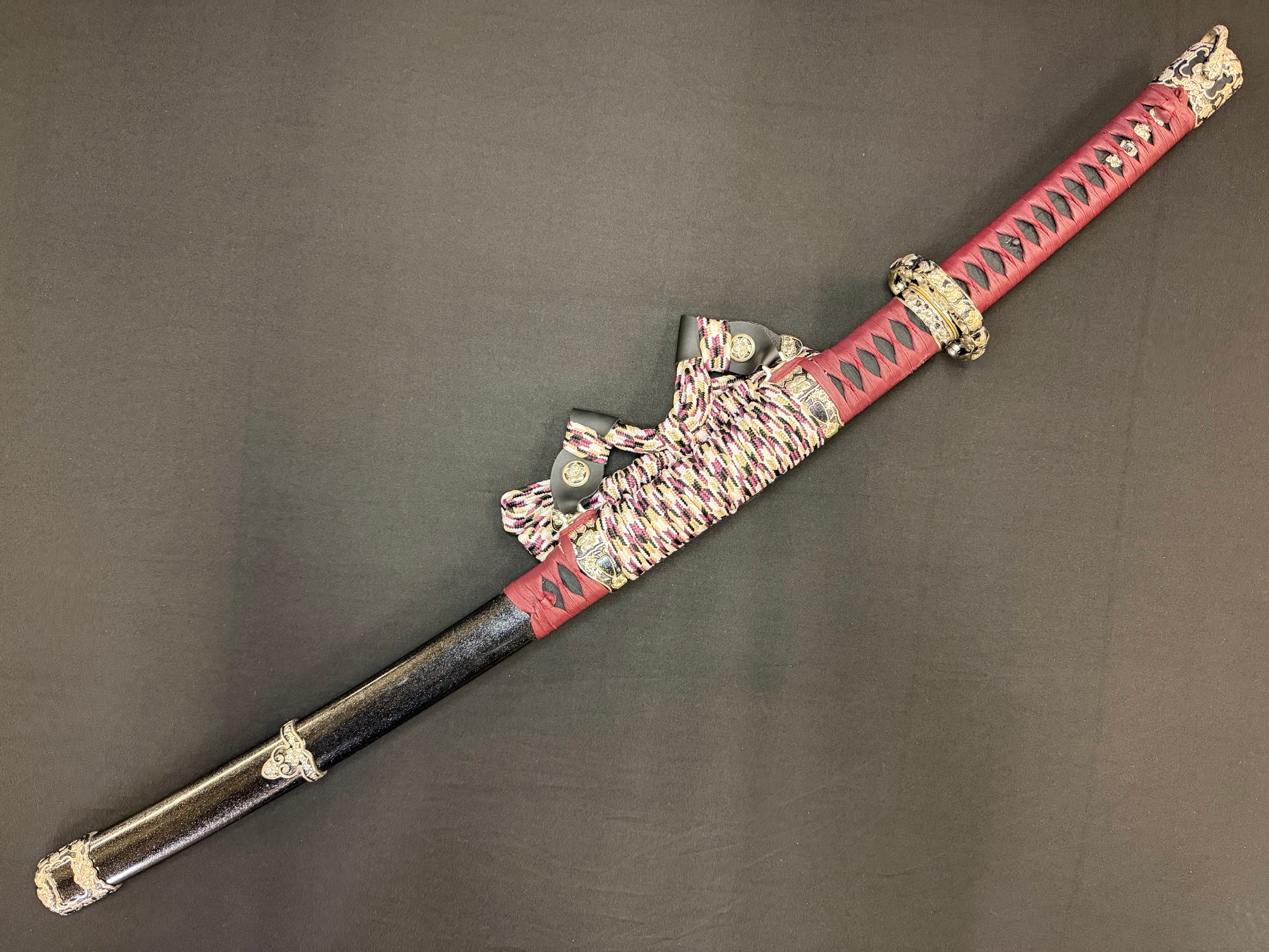 Cloudhammer Kodachi - Crimson Cherry S5e in Tachi Koshirae