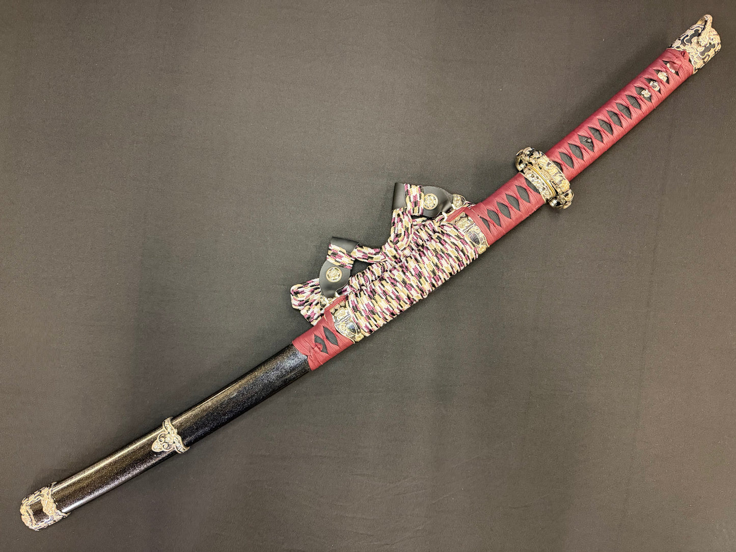 Cloudhammer Kodachi - Crimson Cherry S5e in Tachi Koshirae
