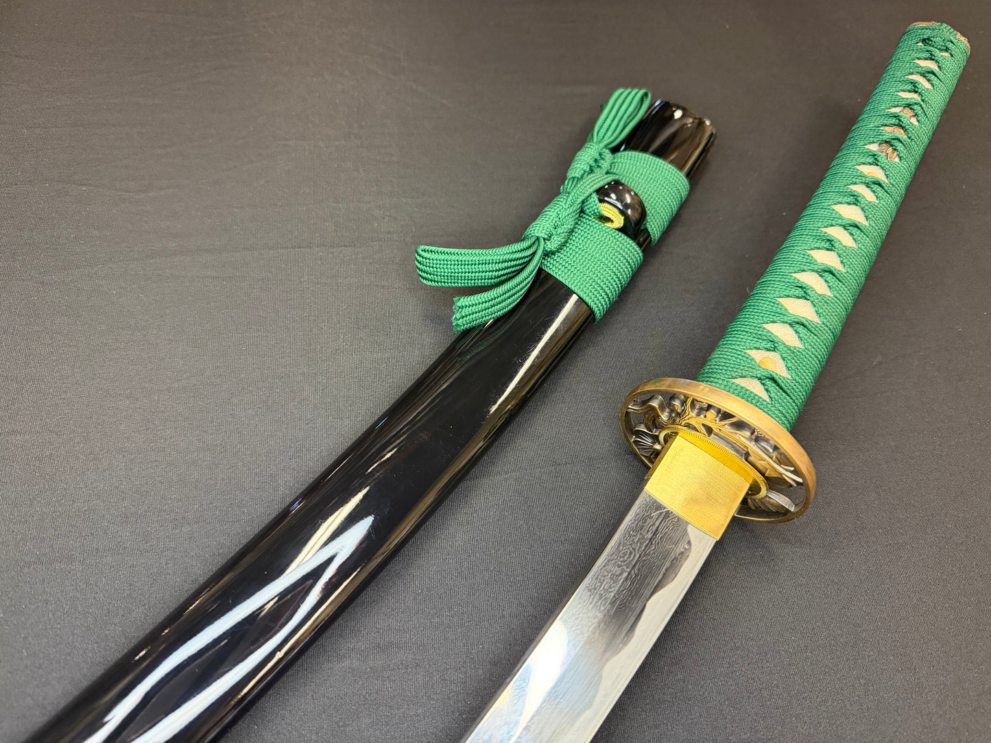 Legacy Blades Nodachi - Jade Crescent Folded Steel