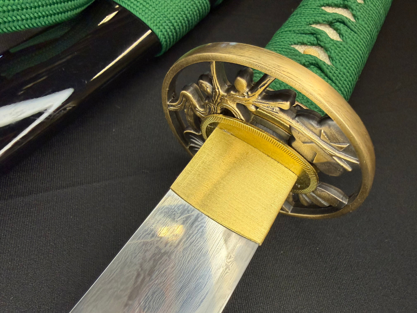 Legacy Blades Nodachi - Jade Crescent Folded Steel