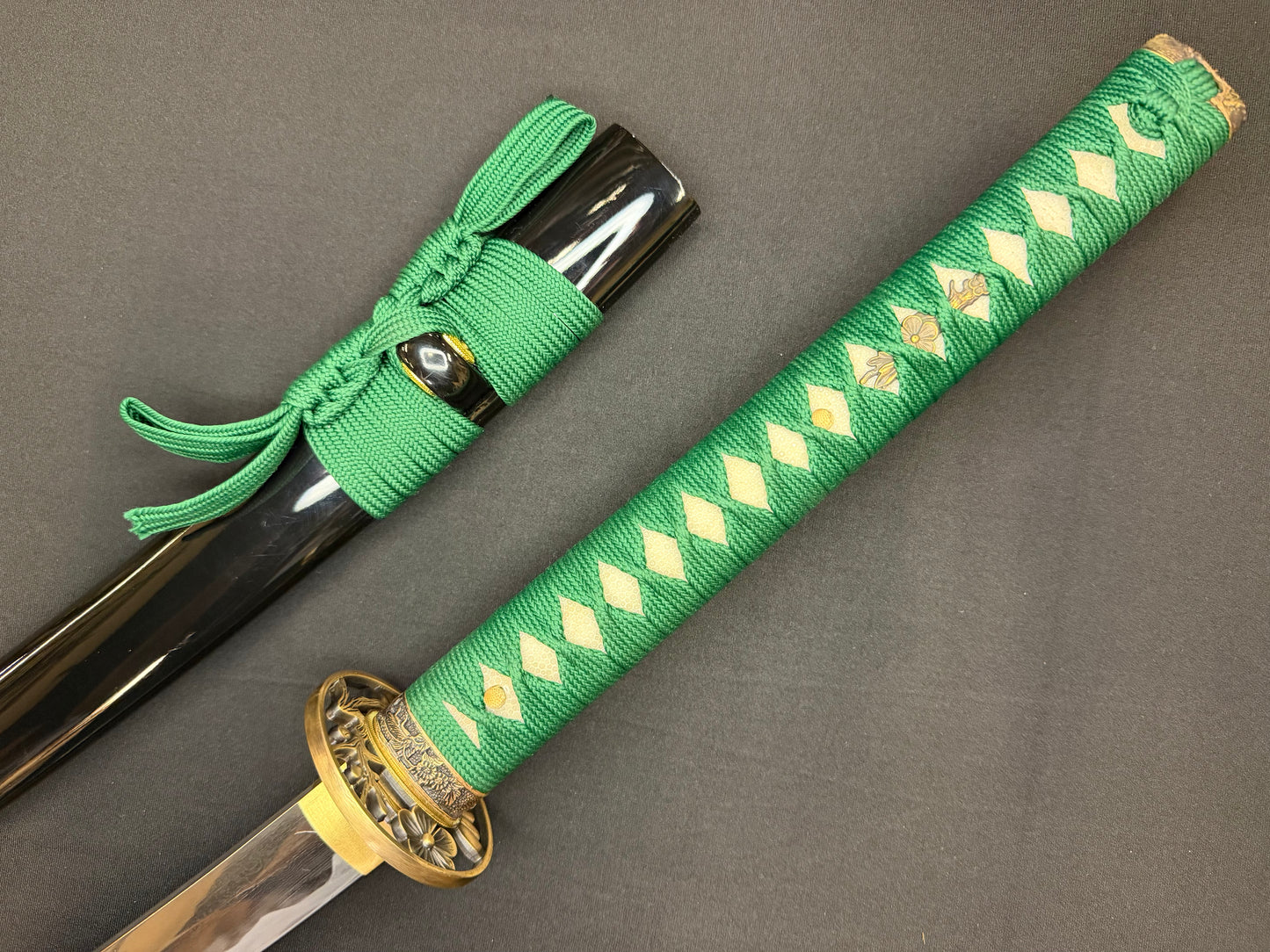Legacy Blades Nodachi - Jade Crescent Folded Steel