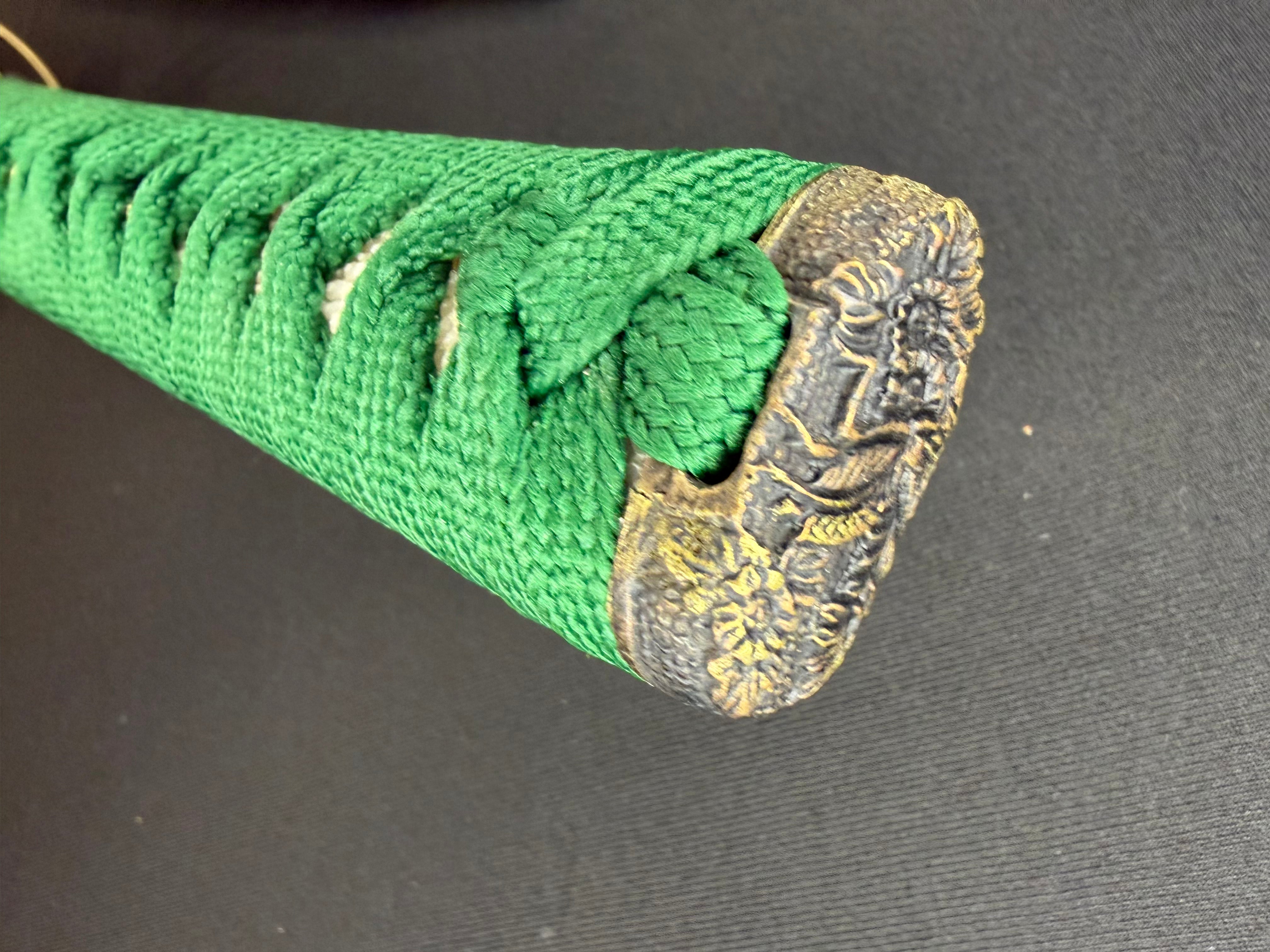 Legacy Blades Nodachi - Jade Crescent Folded Steel