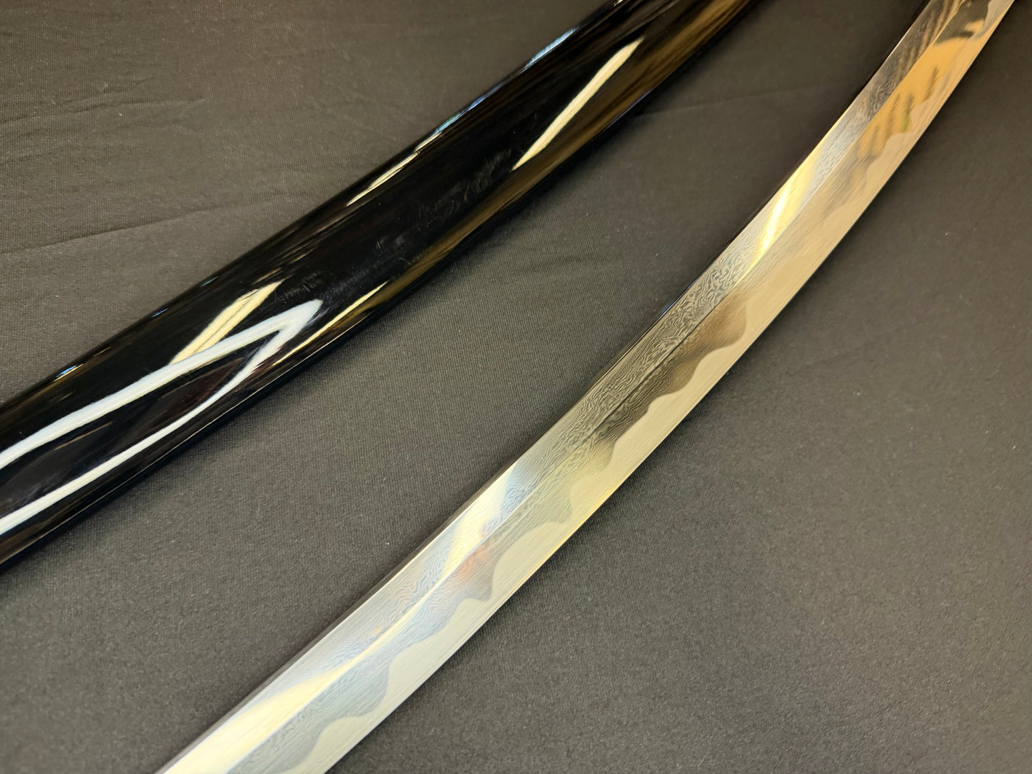 Legacy Blades Nodachi - Jade Crescent Folded Steel