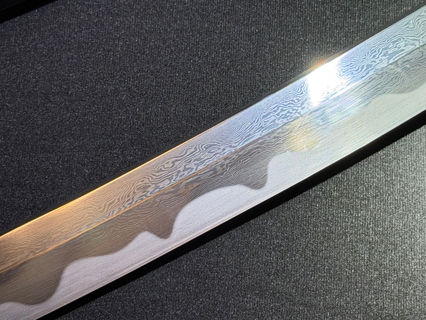 Legacy Blades Nodachi - Jade Crescent Folded Steel